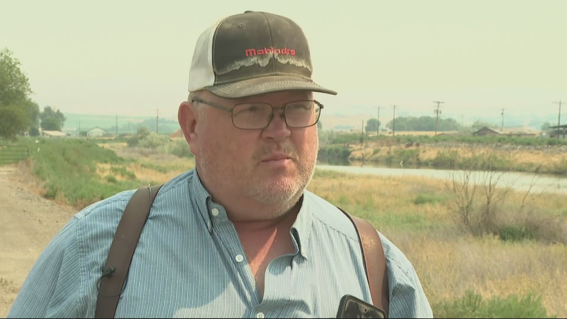 Ranchers are waiting with bated breath to find out how much devastation the fire has caused.