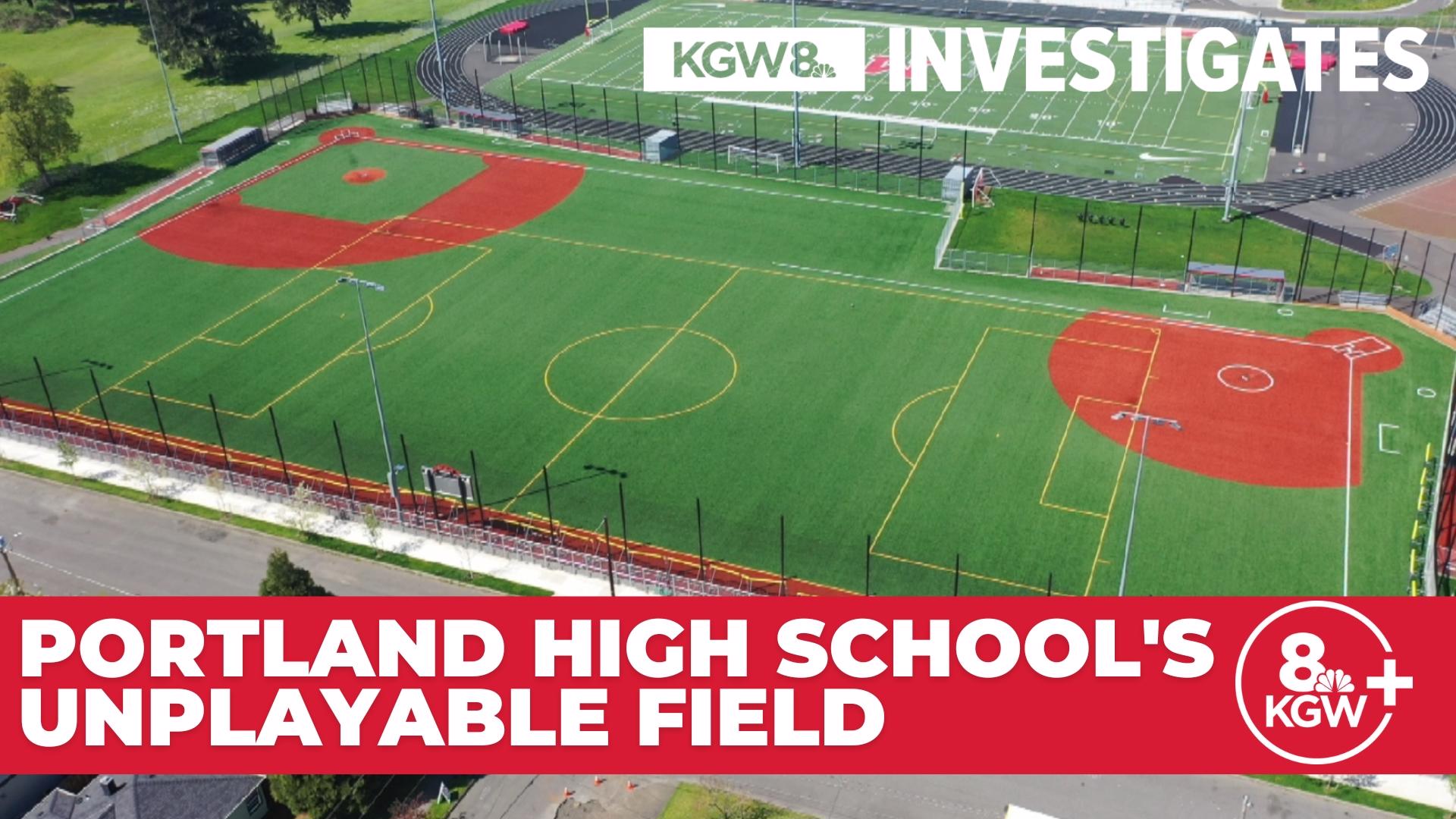 Portland Public Schools hasn't fixed problems with the field at McDaniel High School, causing student athletes to miss classes so they can travel to 'home' games.