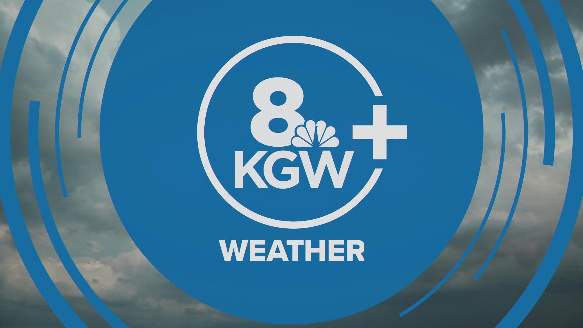 KGW meteorologist Chris McGinness has the latest weather forecast for Oregon and Southwest Washington.