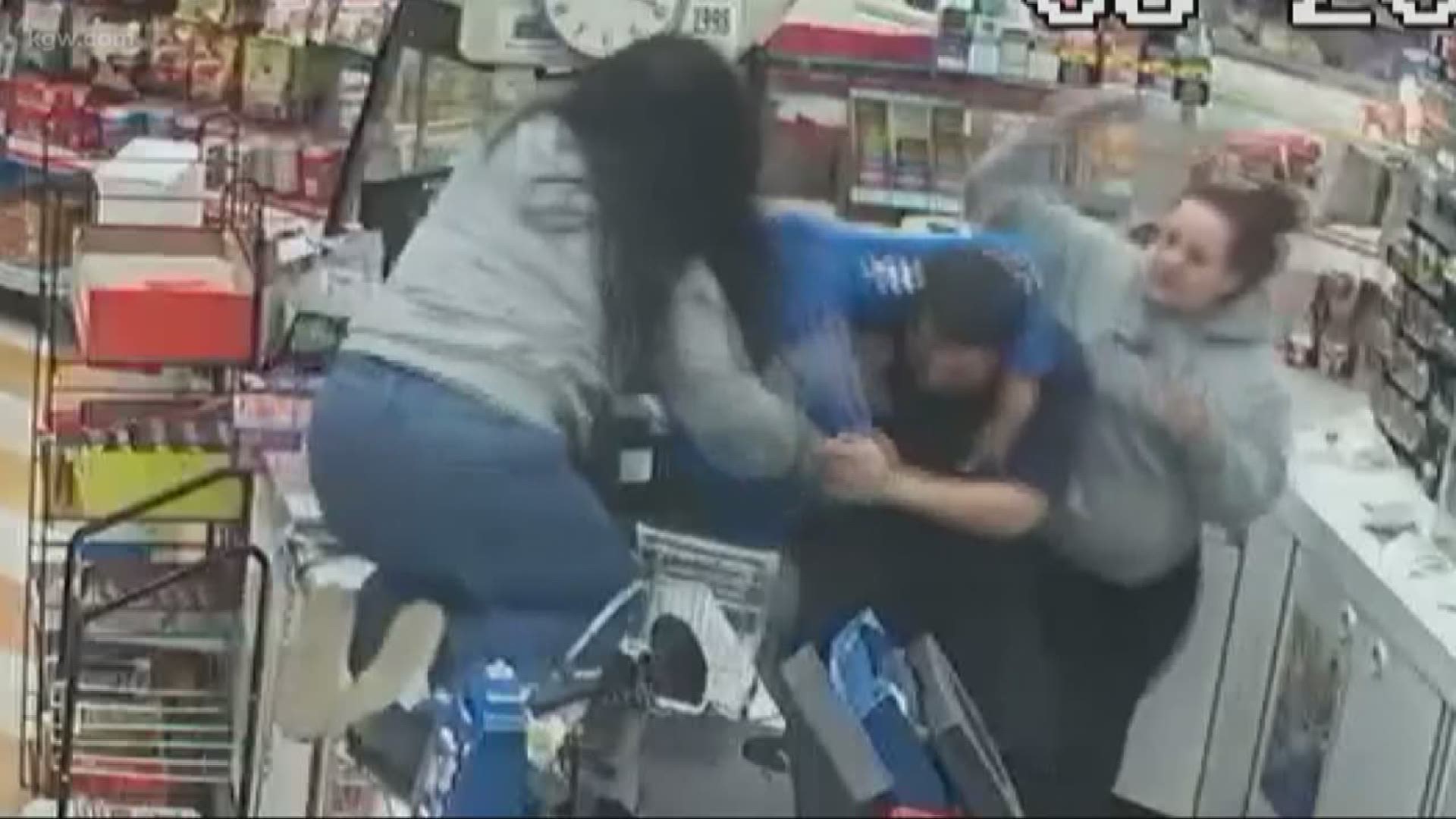 The mother of a clerk along with his boss are both in shock after a mob attacked the clerk and savagely beat him. "My heart breaks down because how a human can do something like this to another human," says Ray Abedini.