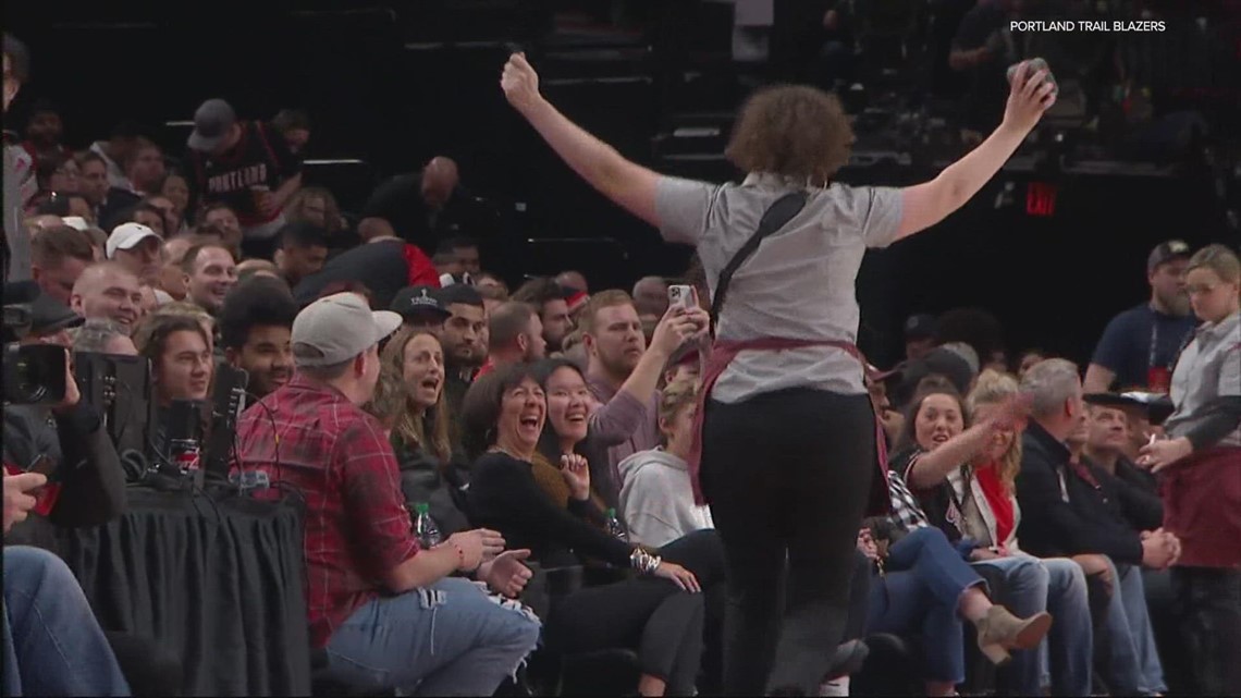 Rip City's queen of courtside collisions reflects on her 'occurrences'