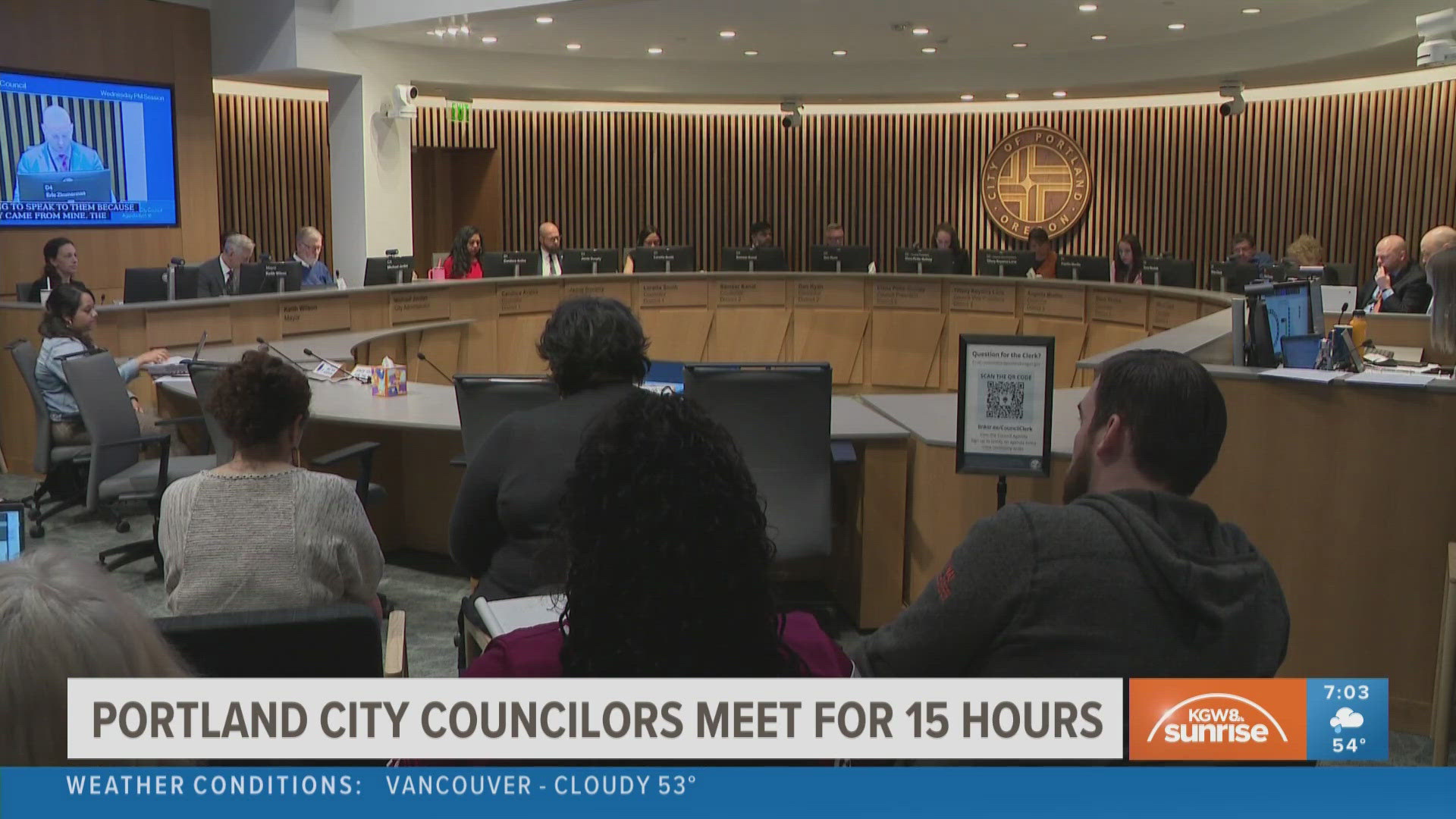 Portland City Council has approved a $8.5 billion preliminary budget following a 15-hour meeting that started Wednesday morning and ended around midnight on Thursday