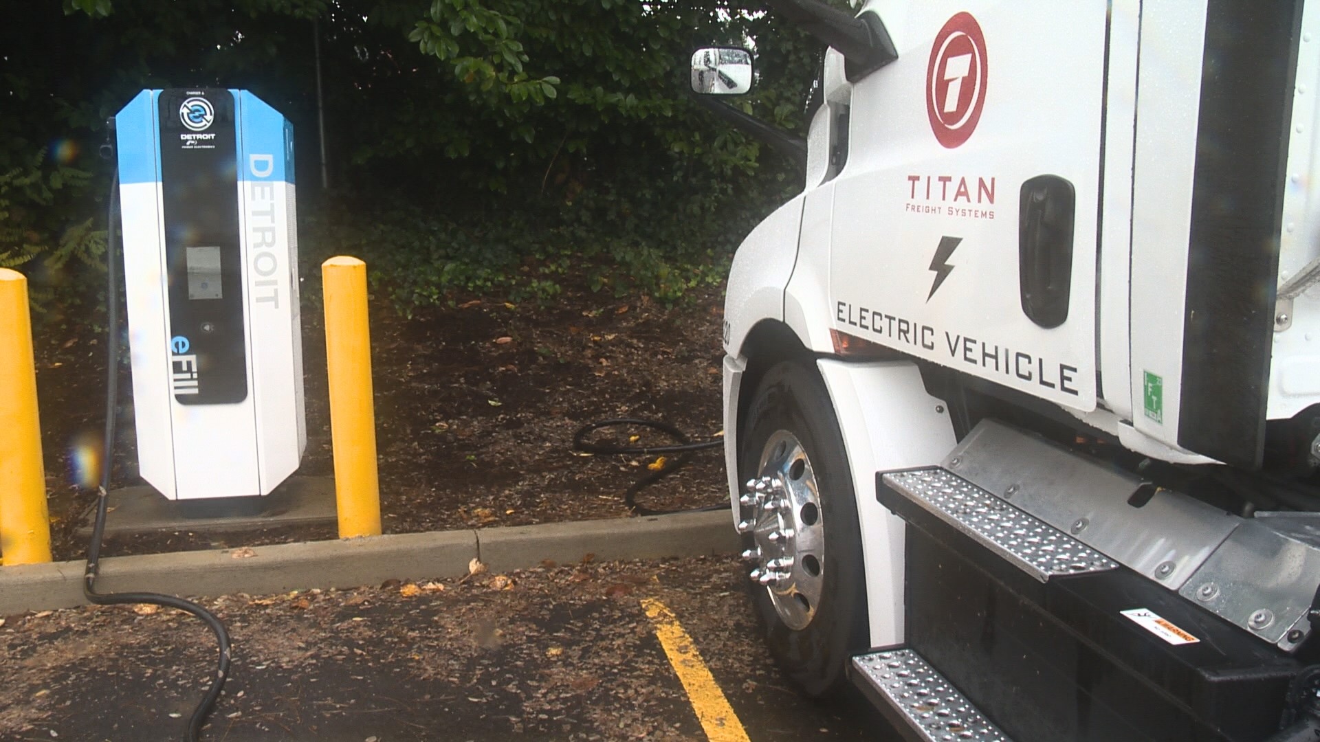 Milwaukie-based Titan Freight Systems has a total of six all-electric trucks for deliveries across the Northwest in 2024.