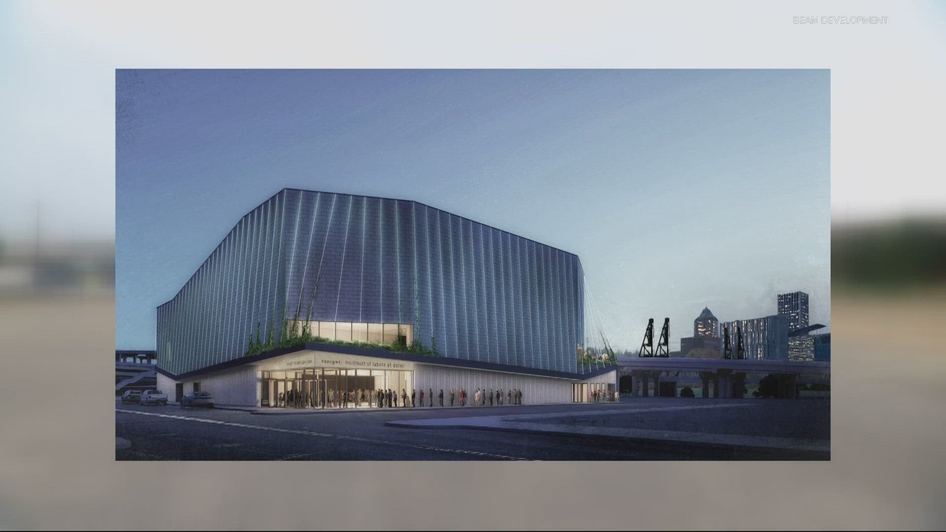 The City of Portland's hearings officer approved the development of a 62,000 square foot building to be used as a concert venue.