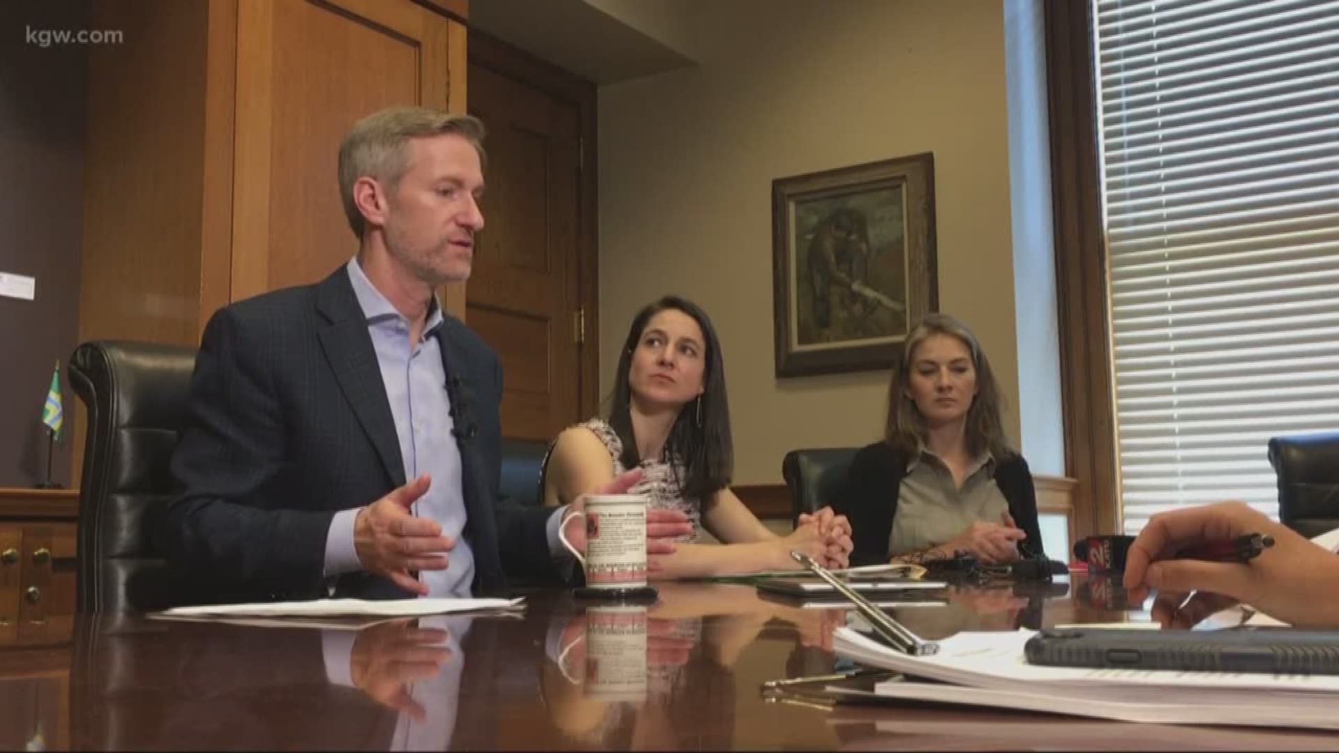 Portland Mayor Ted Wheeler unveiled his proposed budget