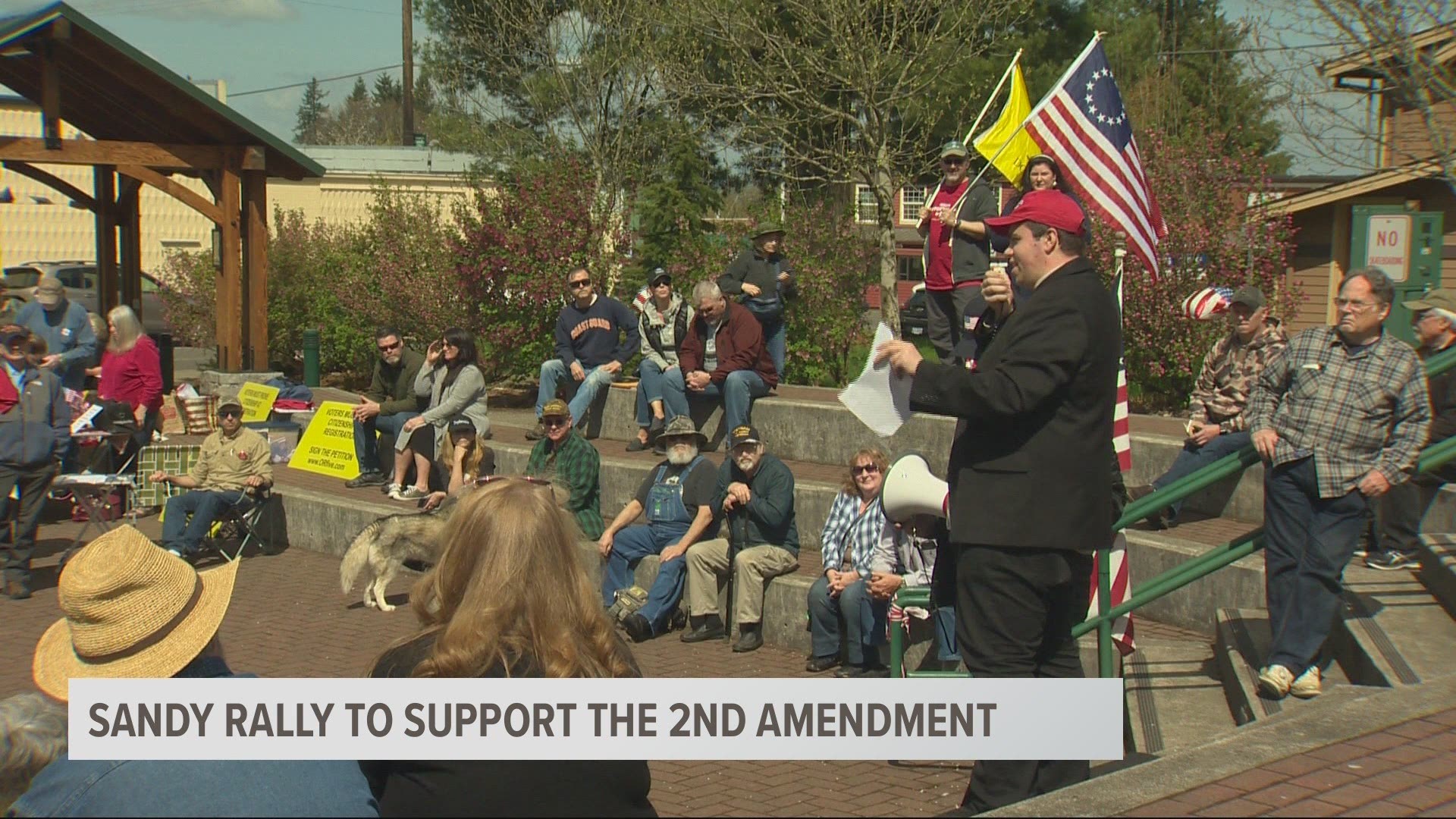 Sandy rally to support the Second Amendment
