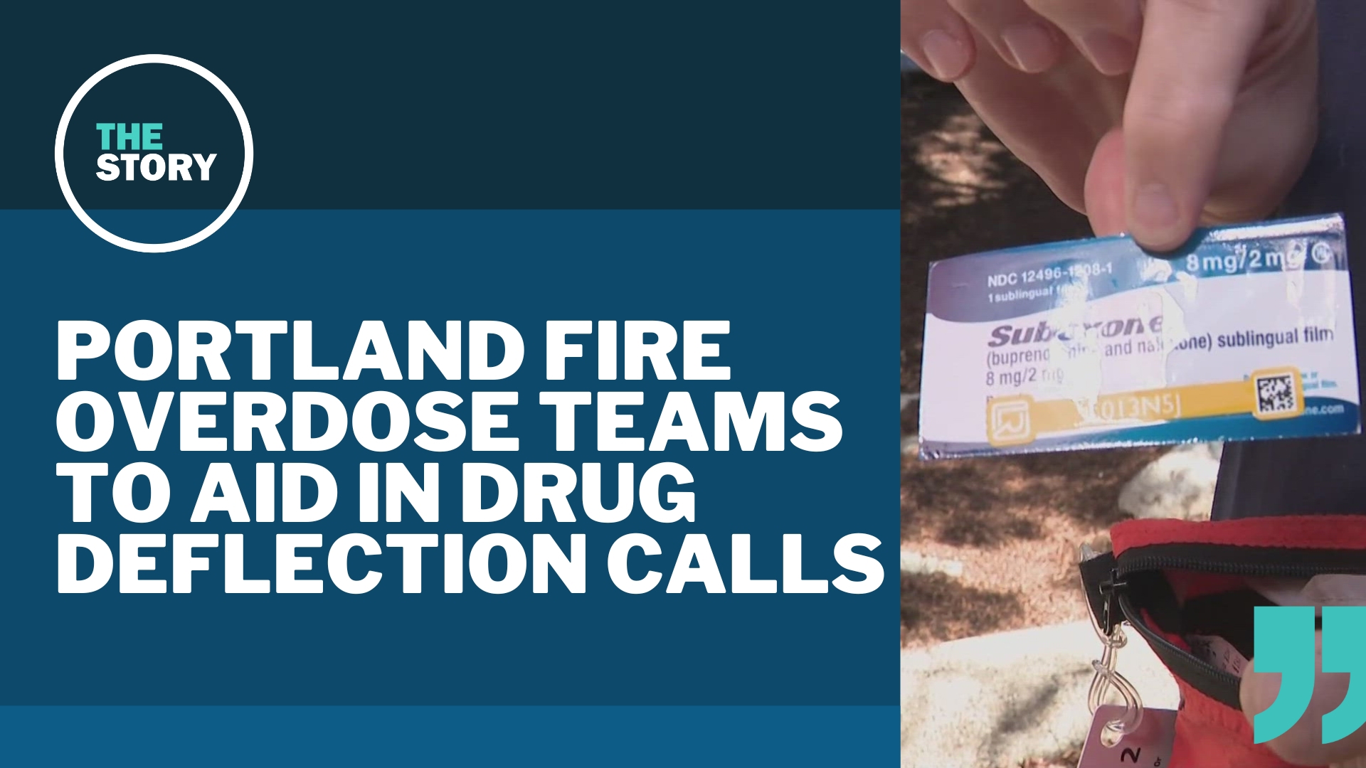 Until Multnomah County gets its deflection center off the ground, police will call PF&R's overdose response team to bring out medication to ease withdrawals.