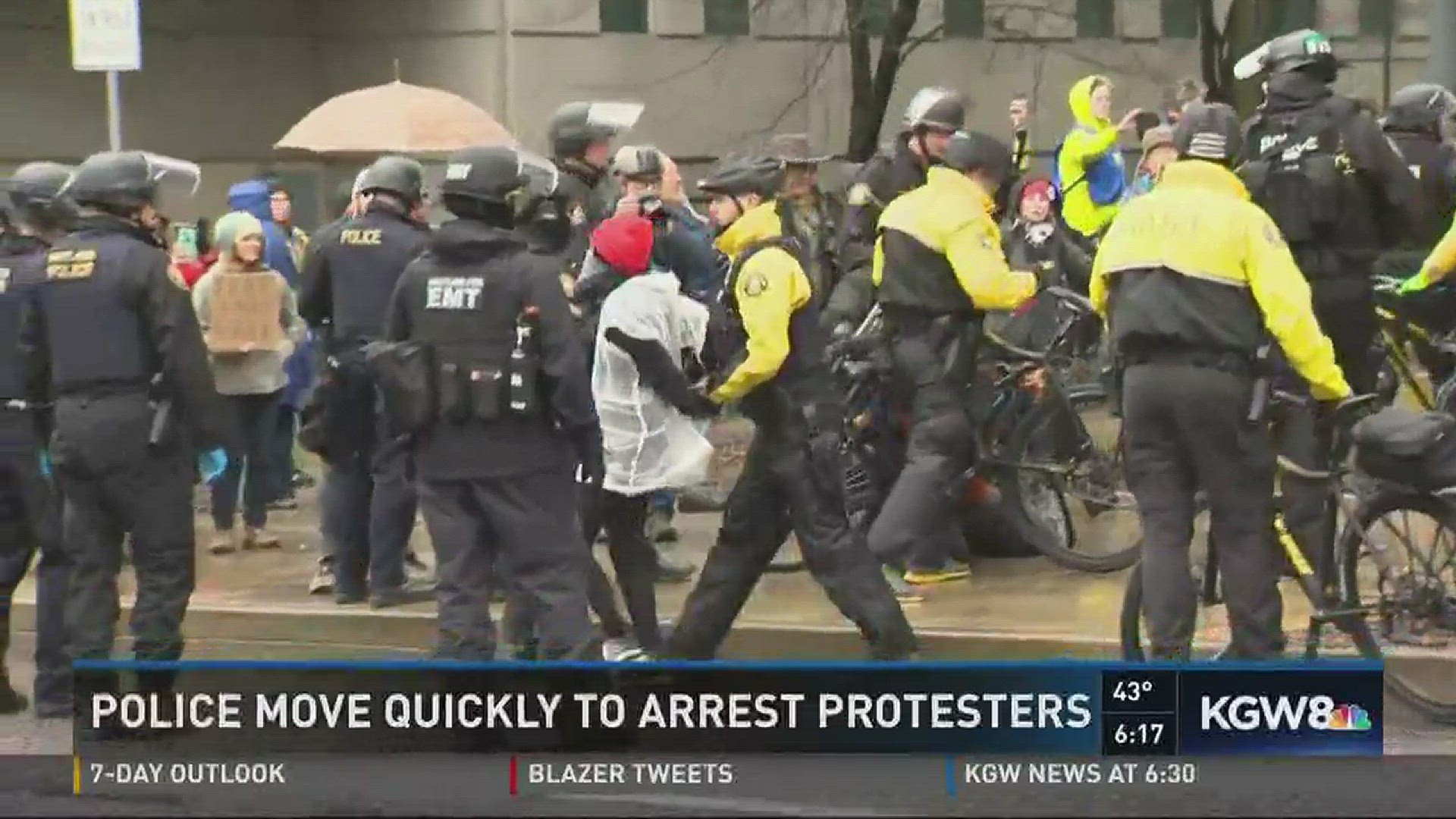 Police move quickly to make arrests