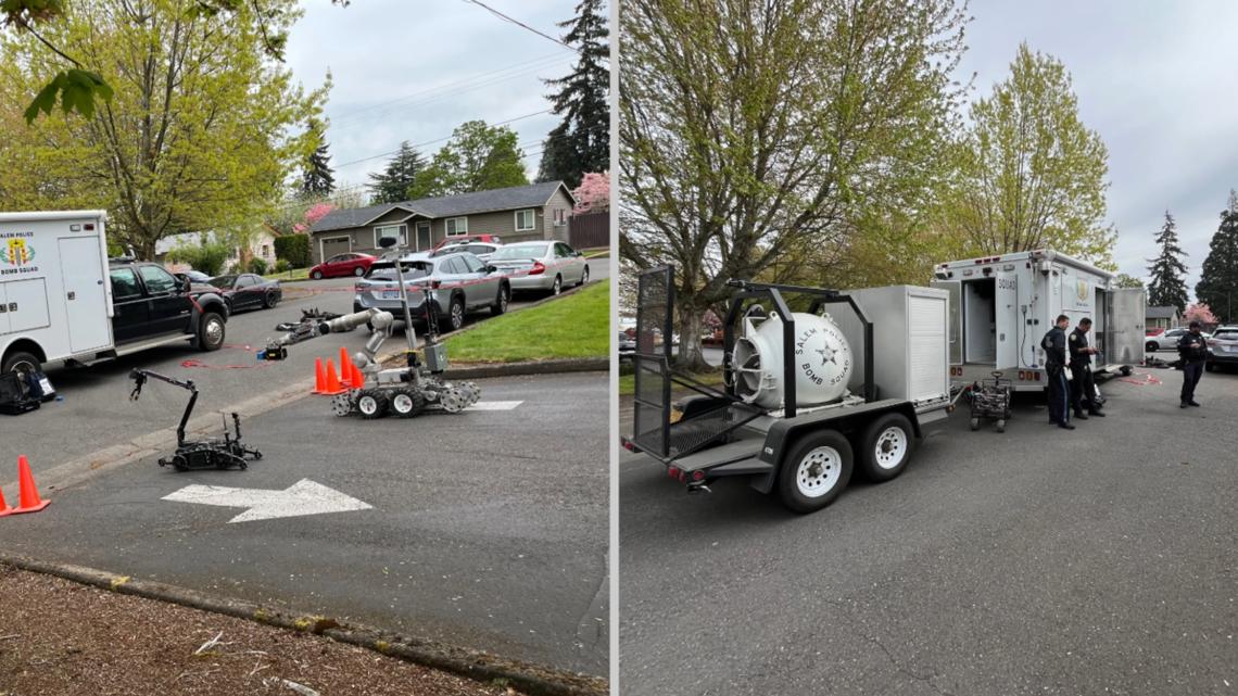 Salem bomb squad clears suspicious package near church during Sunday services