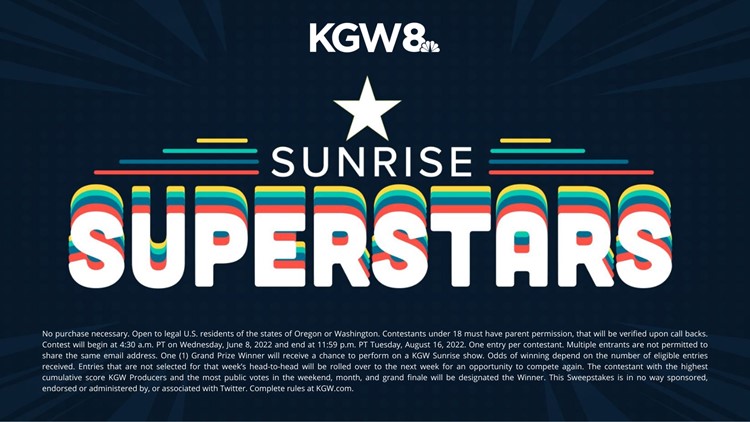 KGW Sunrise Superstars Contest