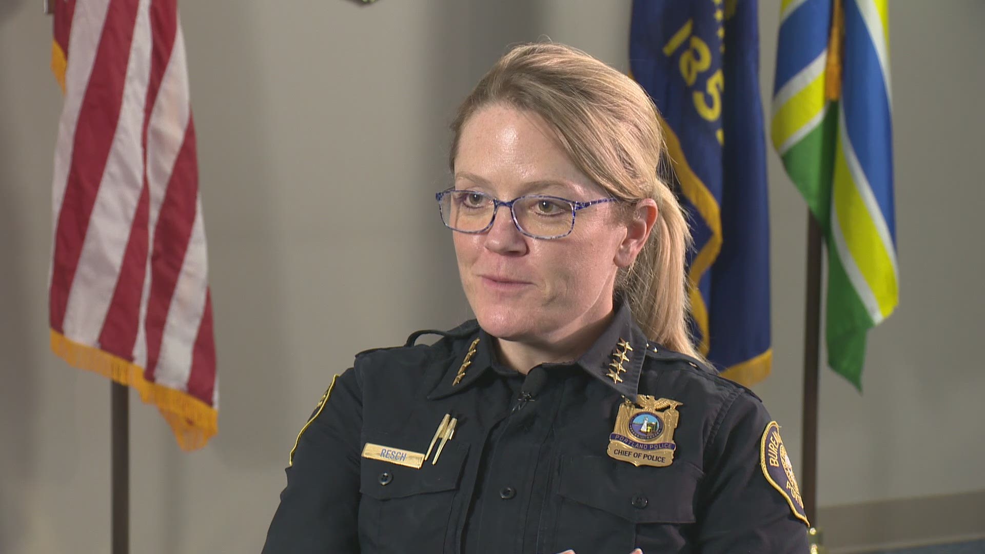 New Portland Police Chief Jami Resch examines the staffing shortages and what the bureau plans to do recruit more officers.