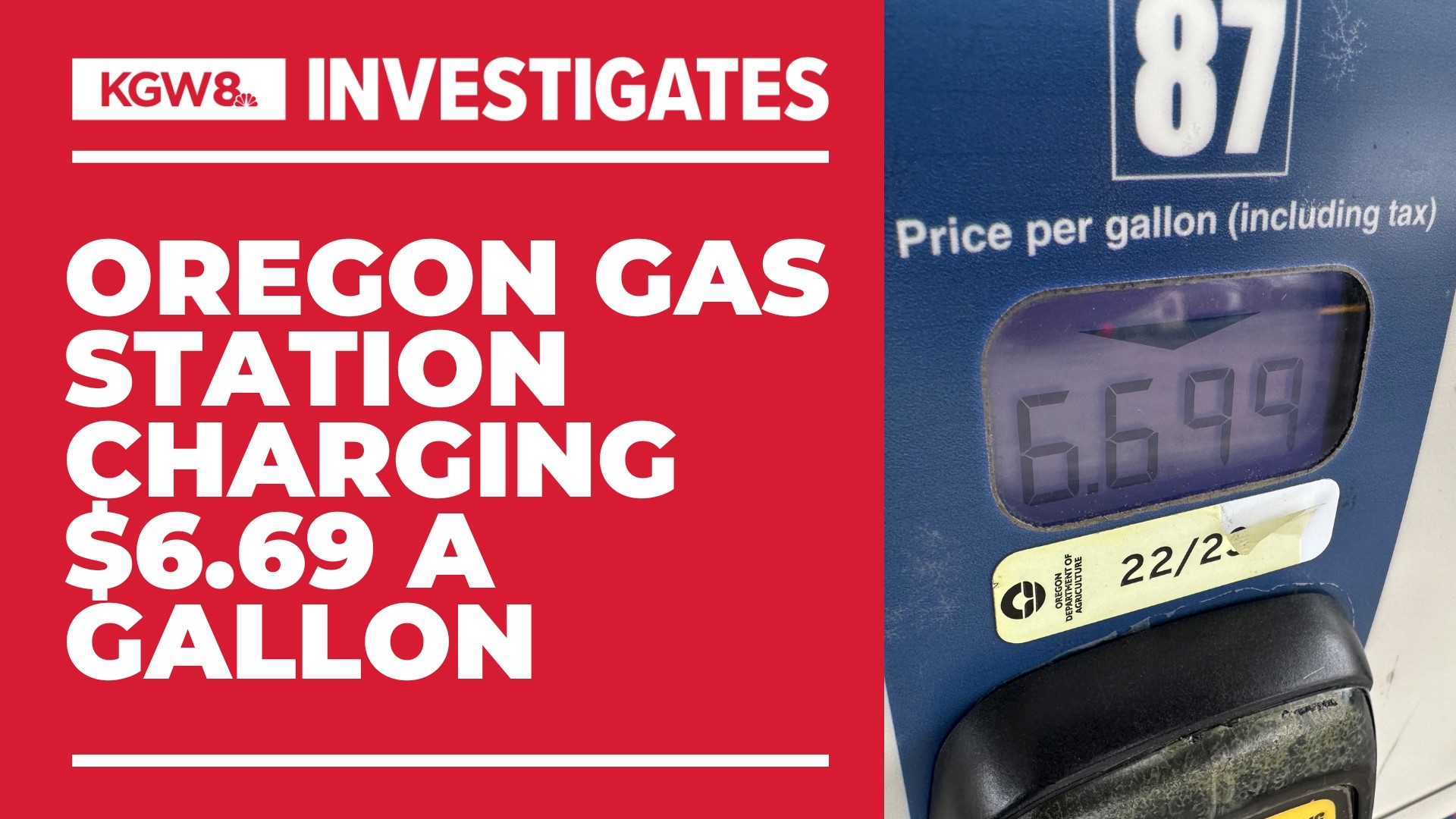 Oregon gas prices: Woodburn gas station charging $6.69 a gallon | kgw.com