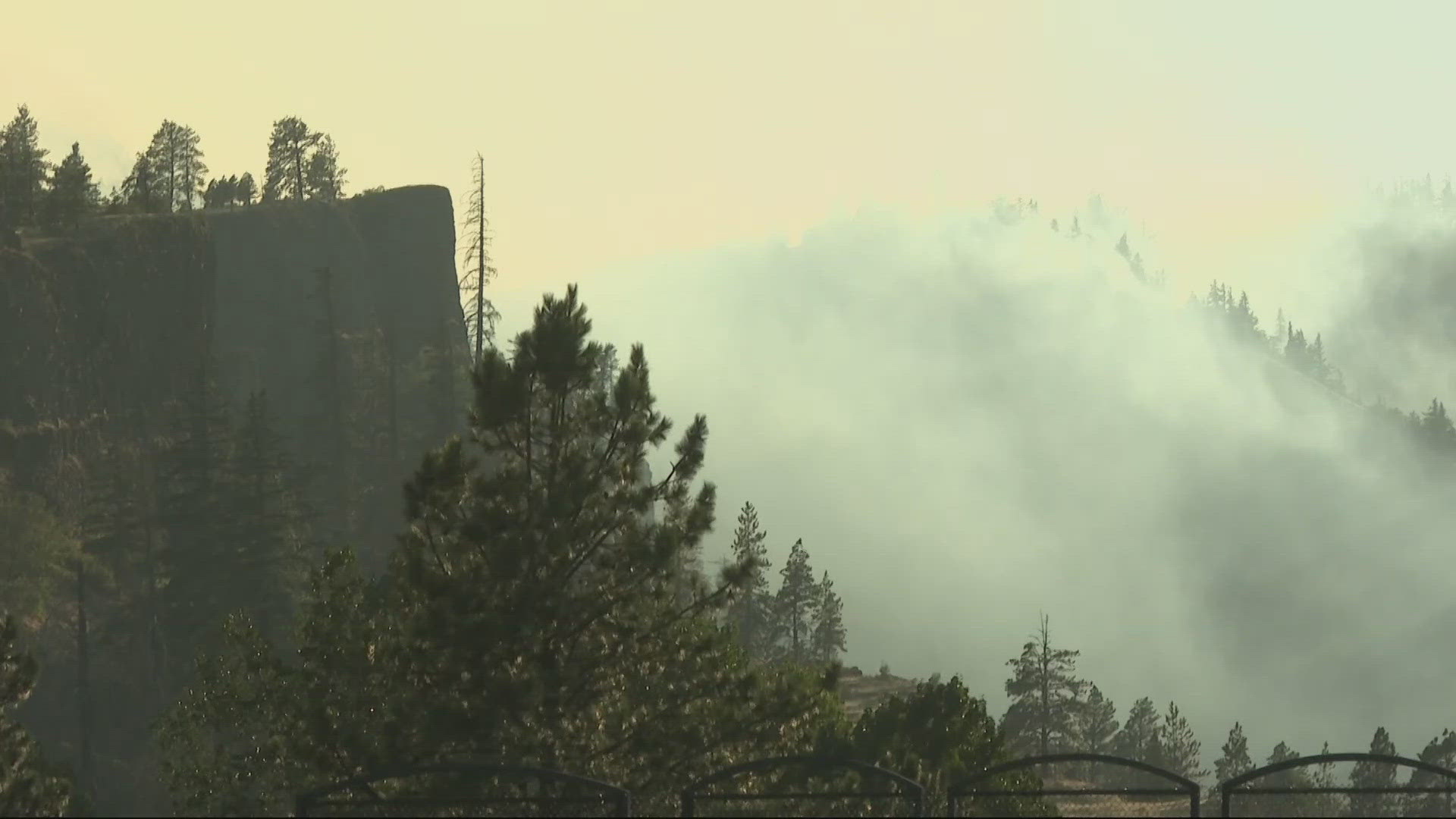 The Microwave Tower Fire is over 500 acres, the Oregon Department of Forestry said in an update late Tuesday morning. Evacuation orders will remain in place.