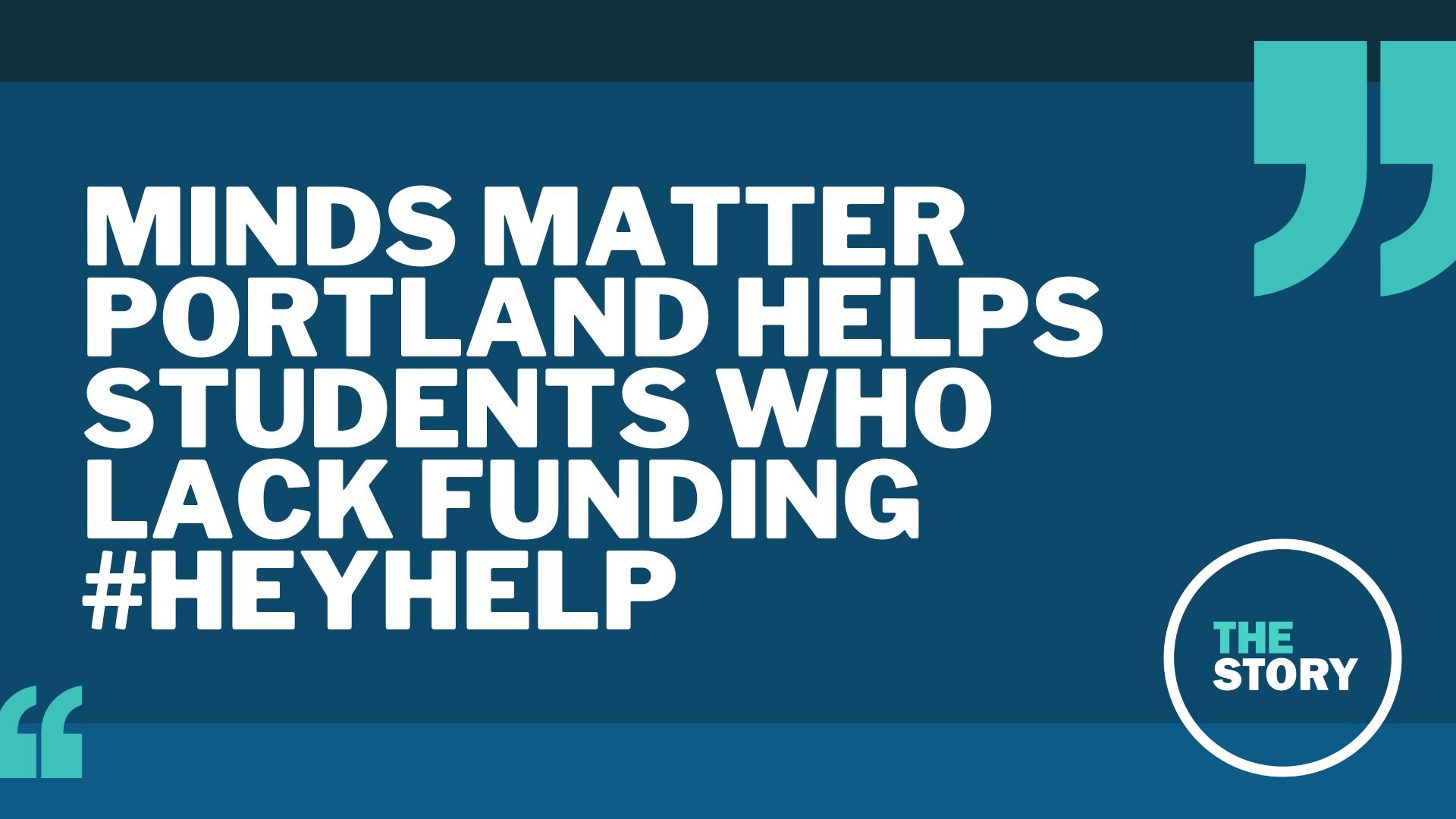 Minds Matter Portland works with small groups of highly motivated students who have the desire to attend four-year schools but lack the funding.