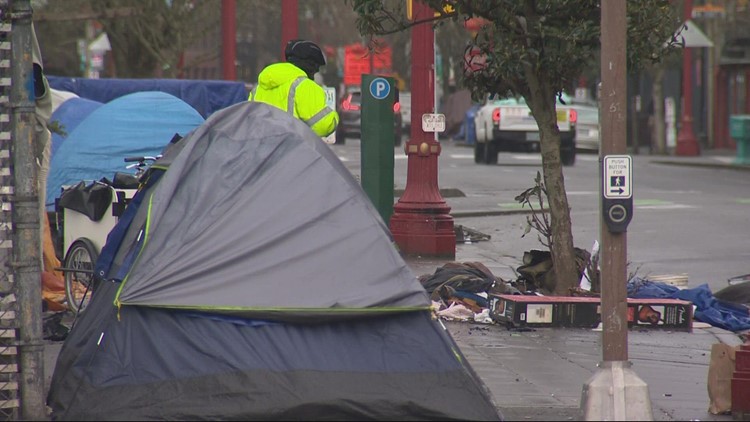 Portland's Impact Reduction Team cleans, removes dozens of homeless camps in Old Town