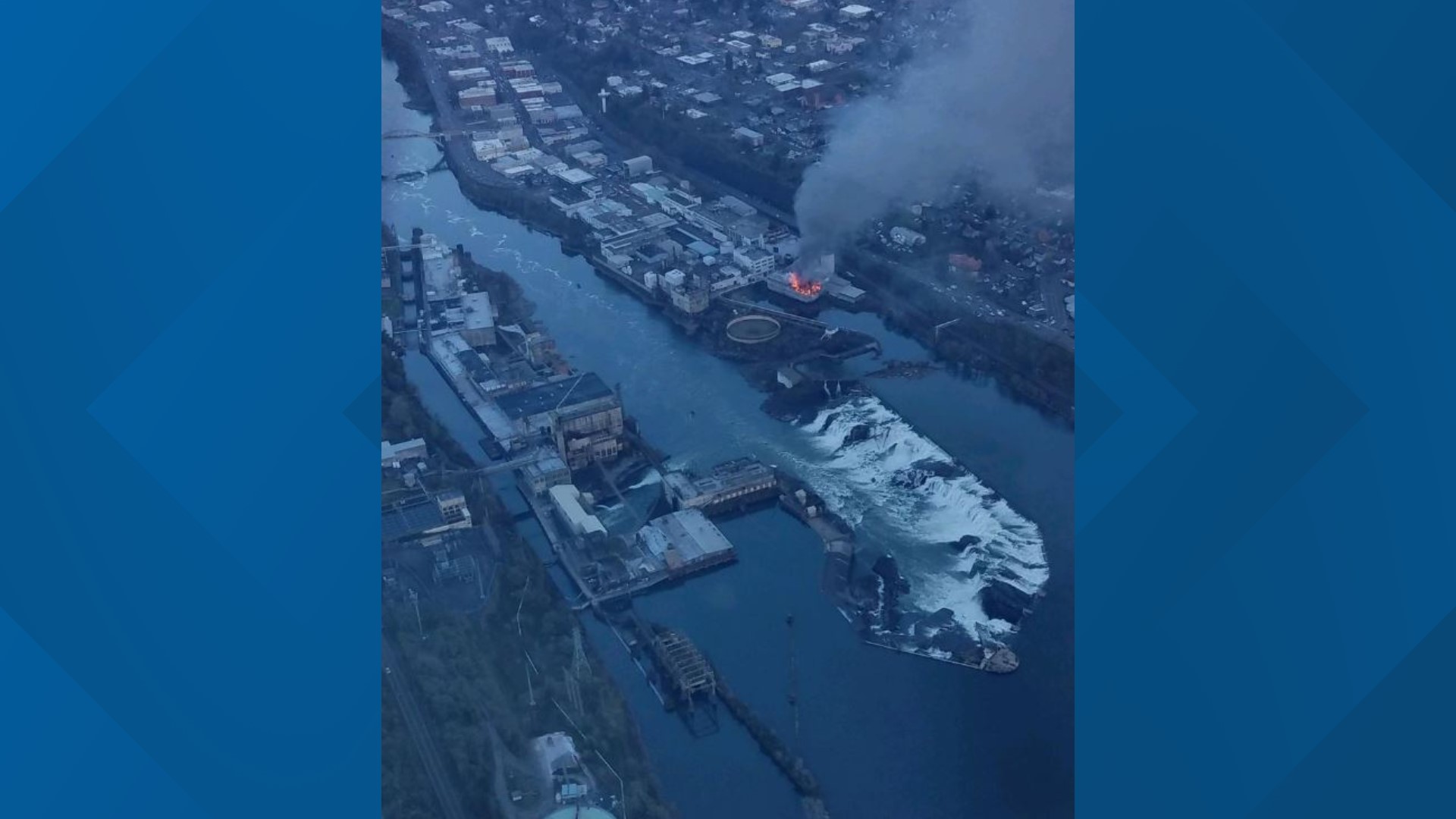 PHOTOS: 3-alarm fire at Blue Heron Paper Mill in Oregon City | kgw.com