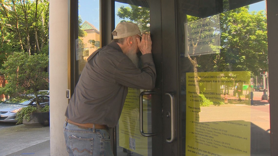 Oregon DMV cuts back due to staffing shortages