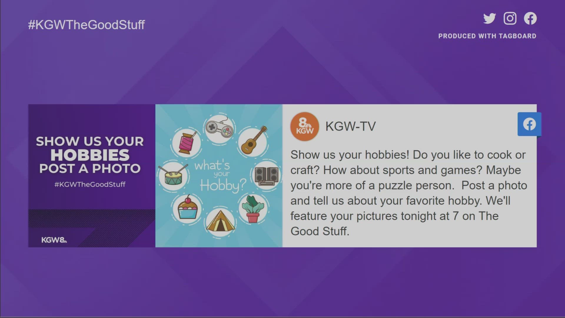 On the Good Stuff, KGW viewers show us their hobbies.
