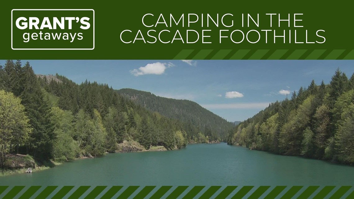 Camping in the Cascade Mountain foothills