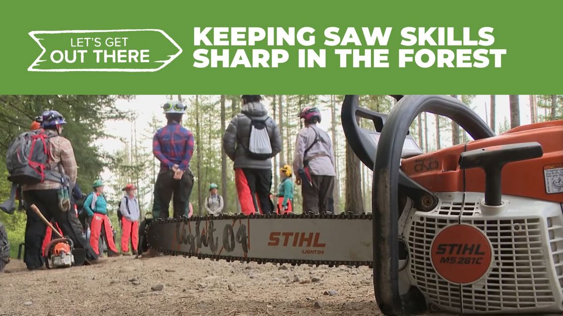Trailkeepers of Oregon helps people sharpen their safe trail-clearing skills