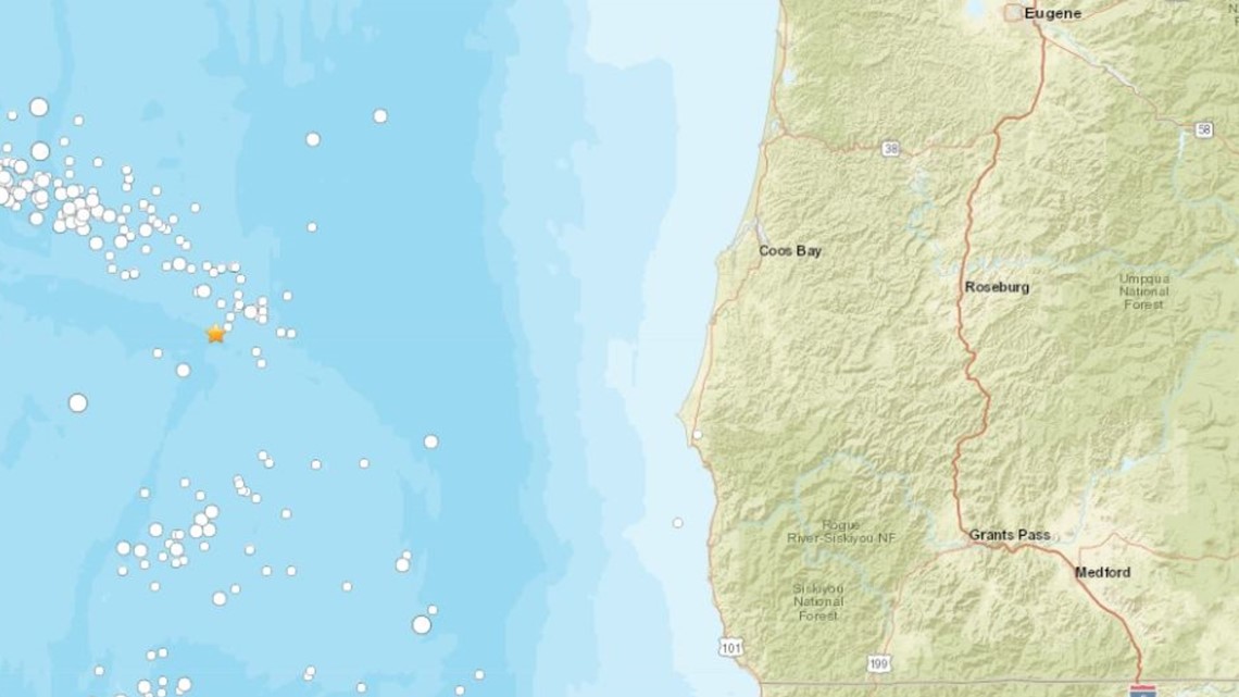 Magnitude 4.0 earthquake strikes off southern Oregon coast kgw