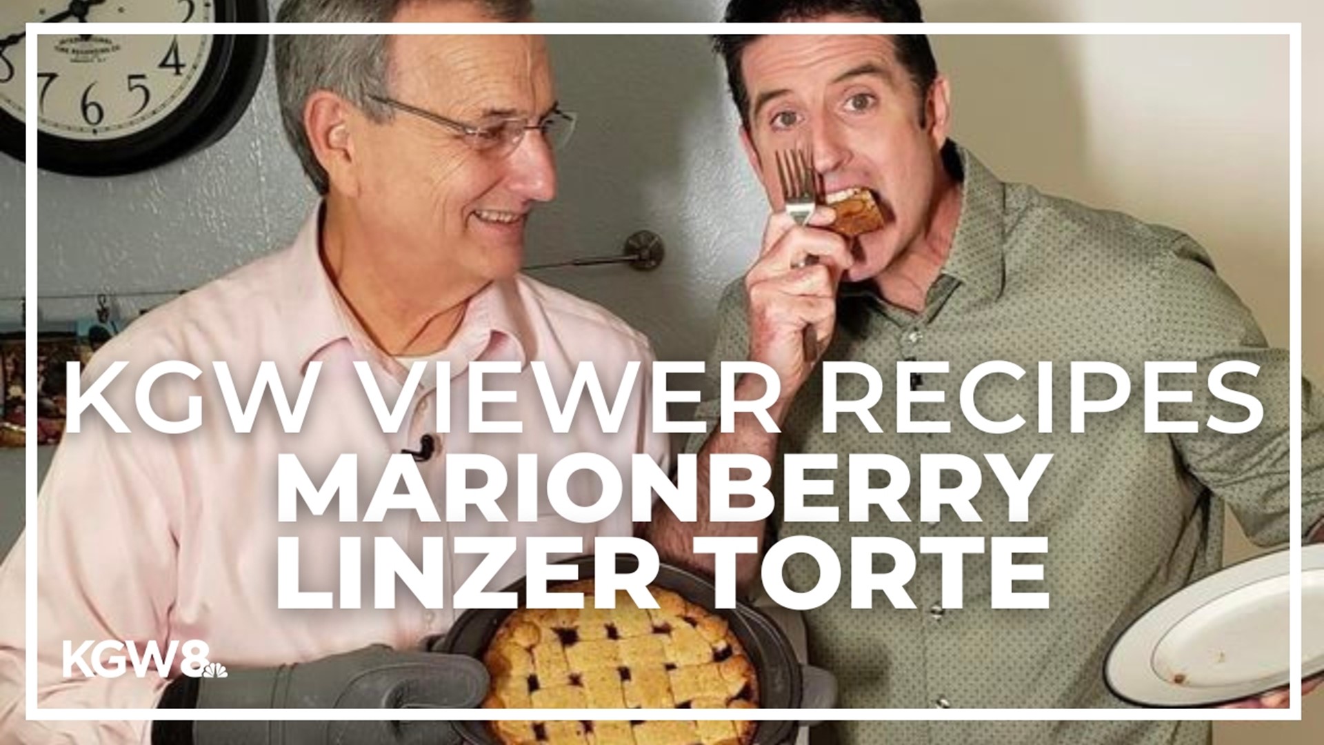 A KGW viewer shared with KGW's Drew Carney his Marionberry Linzer Torte recipe for Thanksgiving. This is Part 5 of a five-part KGW viewer recipe series.
