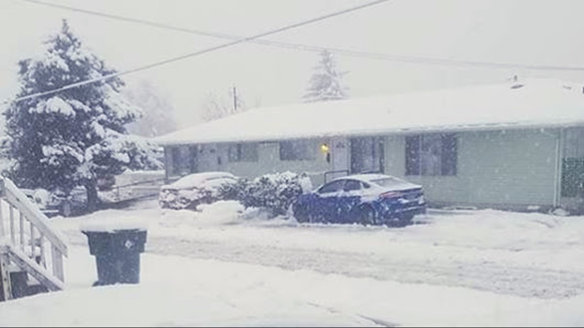 Your Pics Snow in Portland and across the state of Oregon