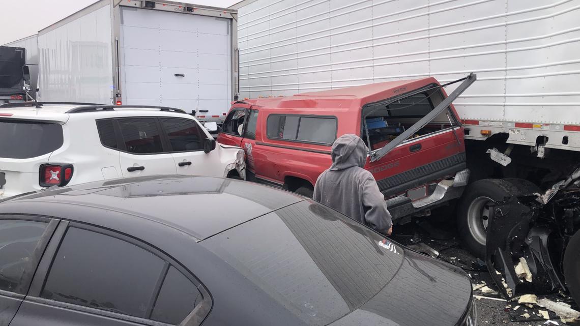 At least 6 dead in massive Texas crash involving over 100 cars