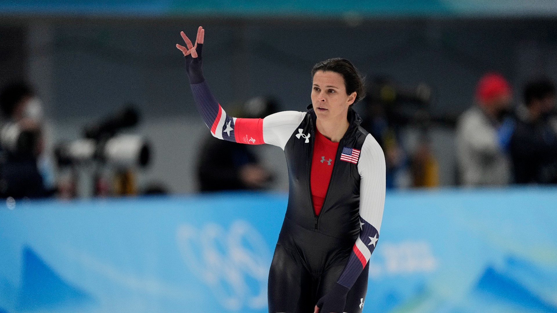U.S. speedskater Brittany Bowe won the first individual Olympic medal of her career. She skated in the last pairing of 15 and recorded a time of 1:14:61.