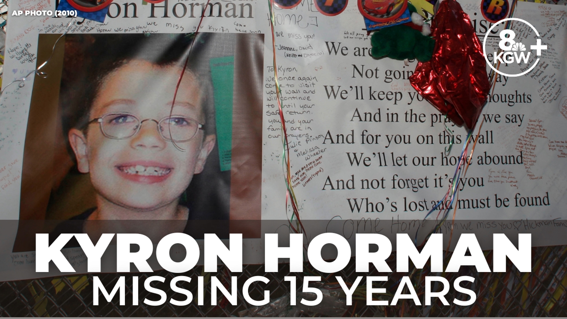 A KGW+ special marks 15 years since Kyron Horman vanished. Includes never-before-seen footage of his stepmother and new interviews with his parents.