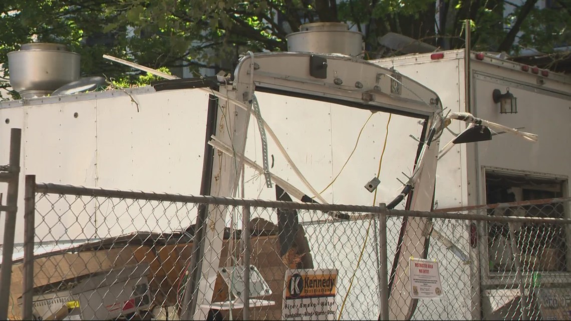Explosion at downtown Portland food cart pod damages buildings