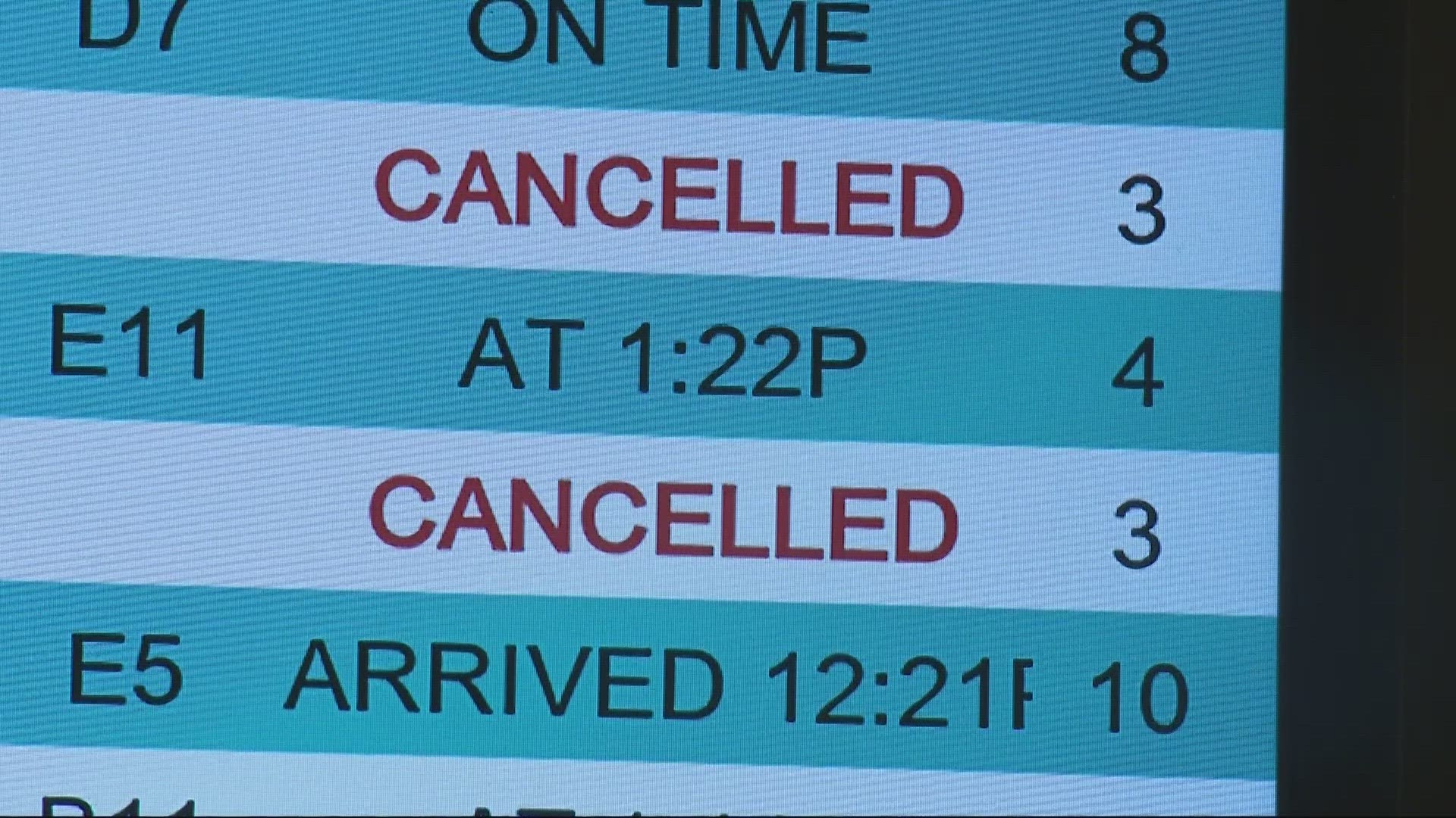 Flyers are being impacted in the Pacific Northwest on Monday after federal officials temporarily grounded some Boeing 737 MAX 9 aircrafts.