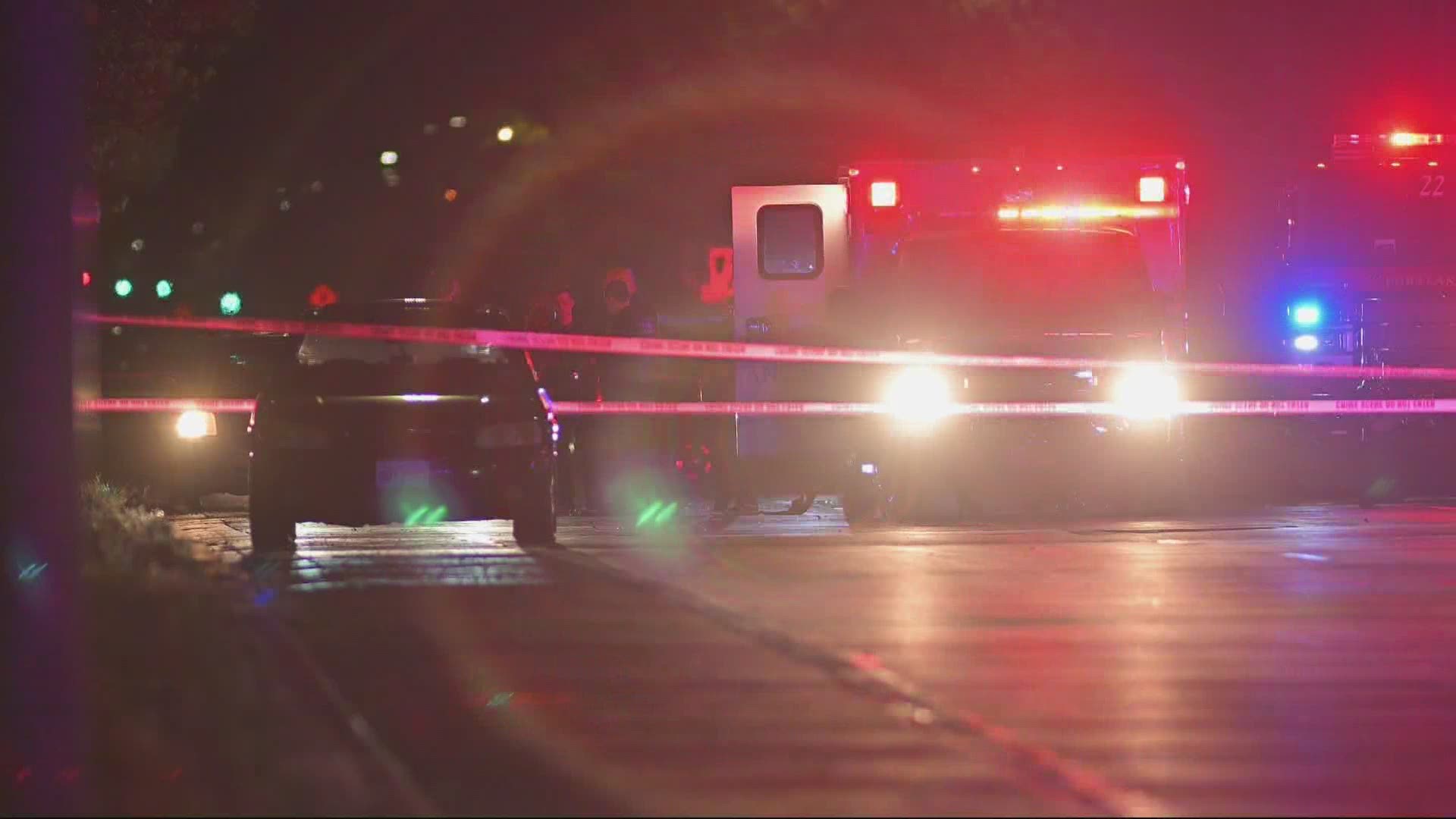 The fatal crash happened just after midnight Monday on Marine Drive in Portland. Police say there were around 350 people in the area for an illegal street race.