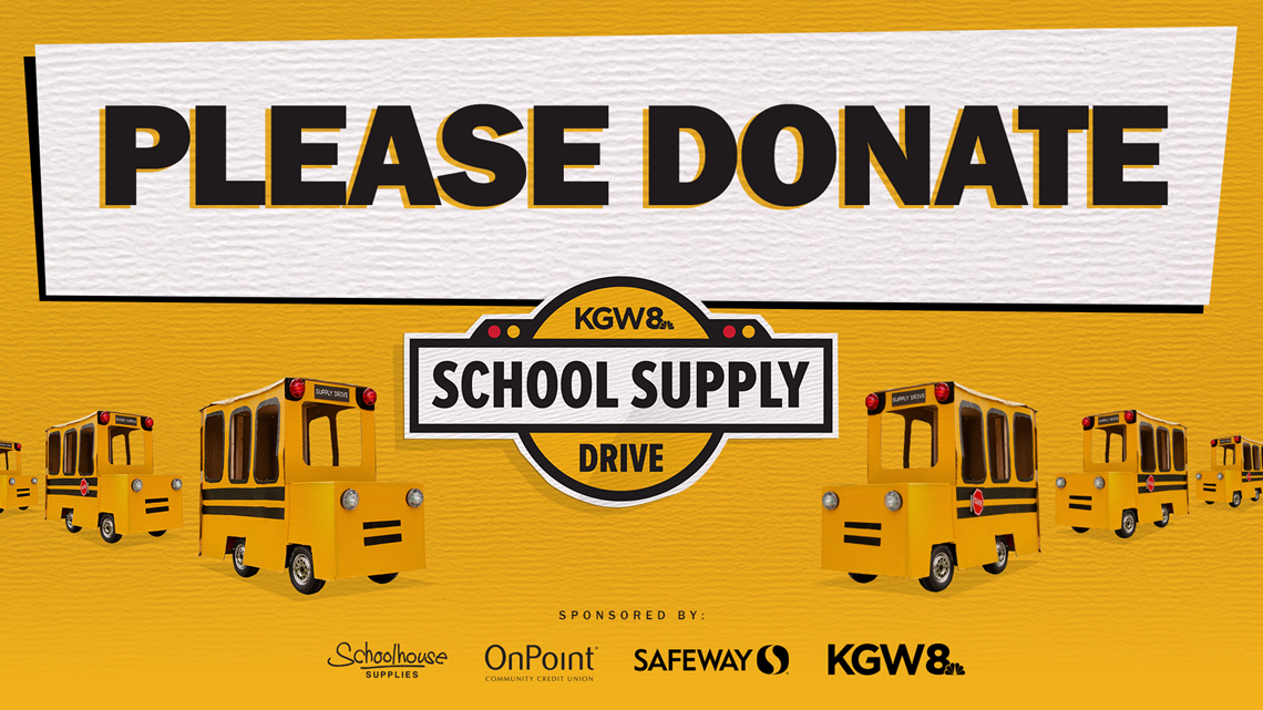 How to support the KGW School Supply Drive