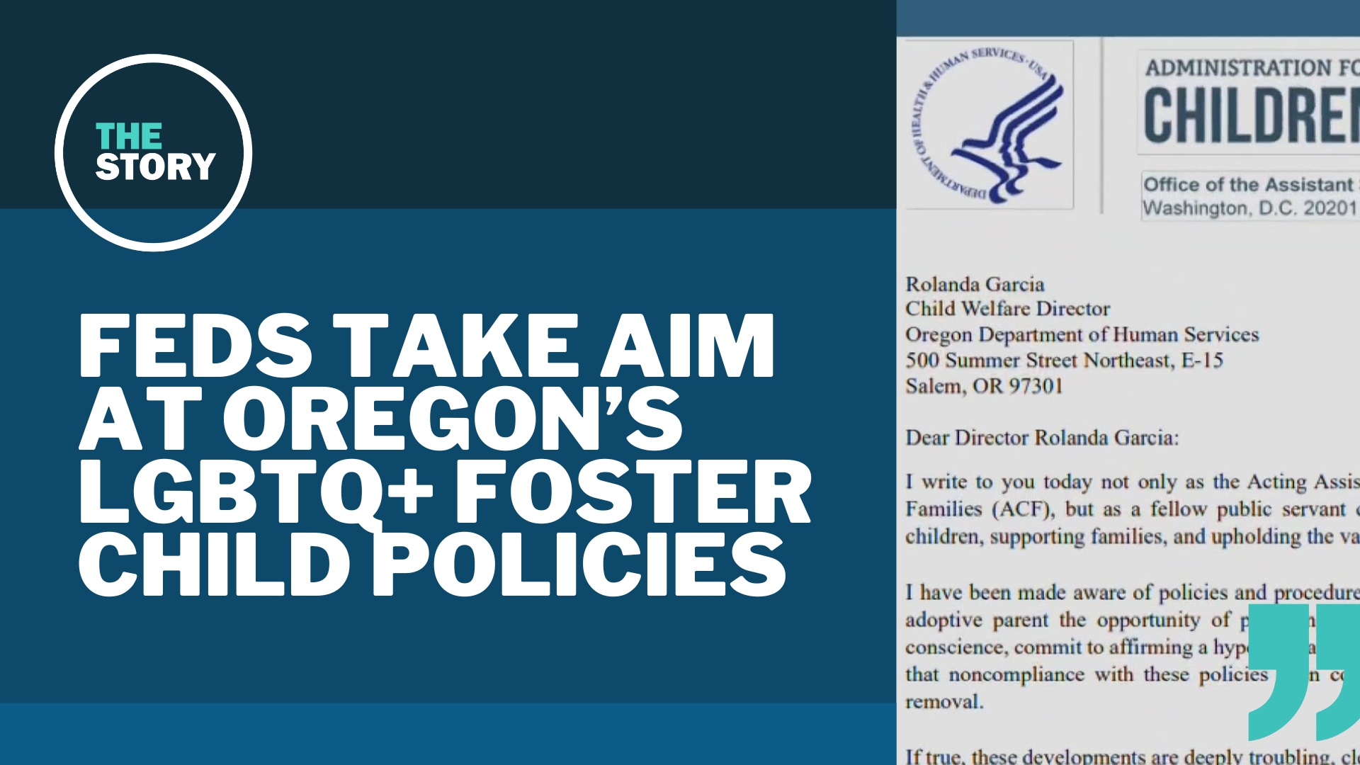 Trump administration investigating LGBTQ+ foster youth policy at Oregon ...
