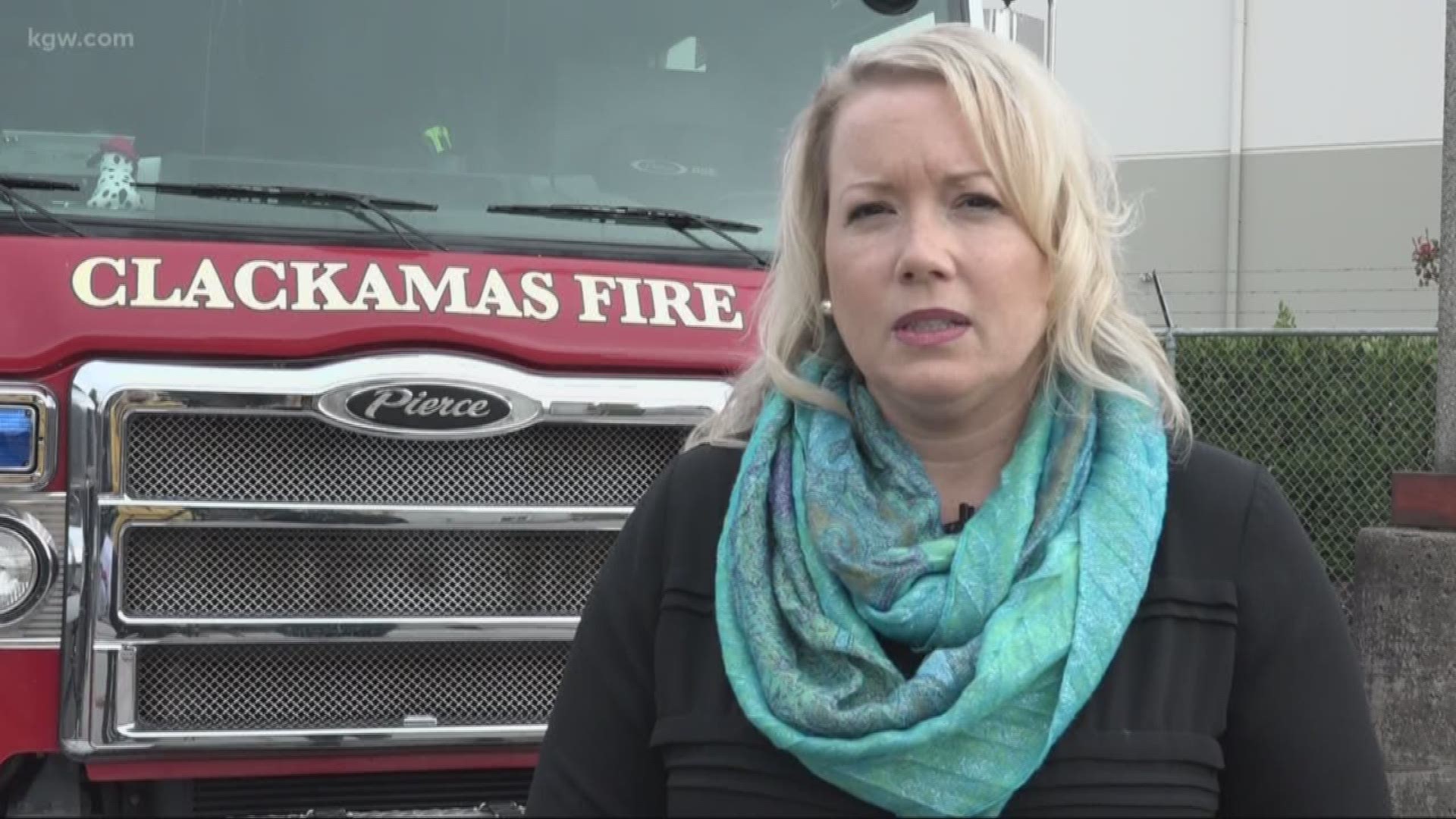 A woman who survived a fire hopes her story can help others.