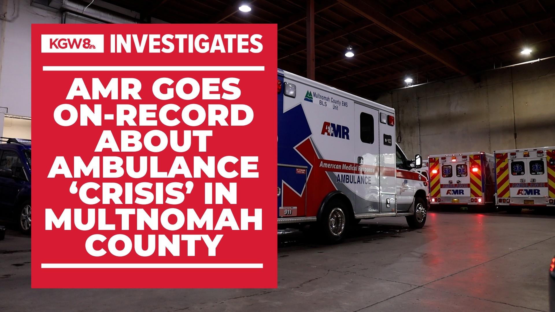 After Multnomah County leaders decided to fine AMR $513,650 for late ambulance responses in August, AMR leaders decided to respond on-camera, sounding the alarm.