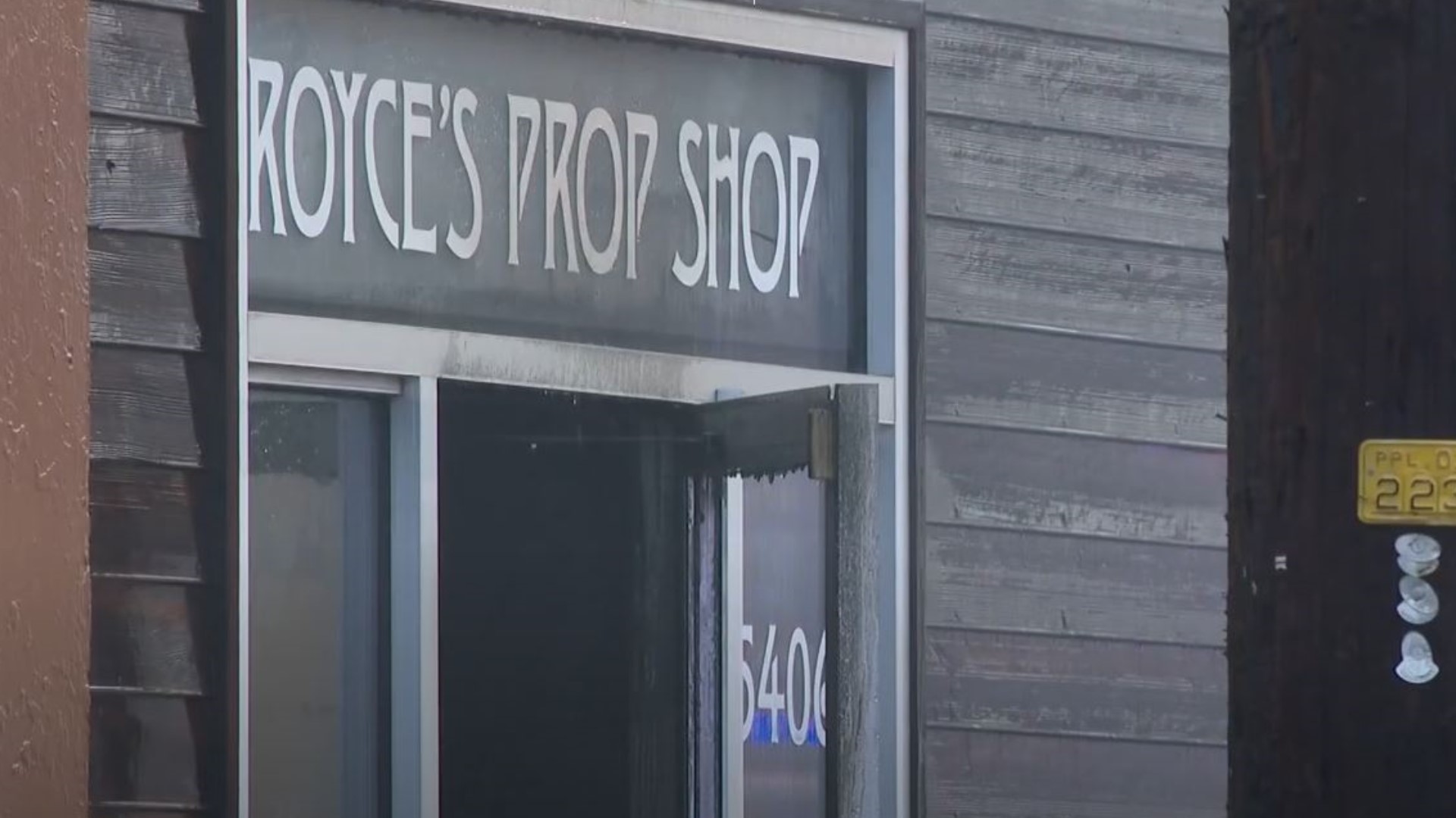 The warehouse belonged to Royce's Prop Shop, a small business that's been in North Portland for nearly three decades.