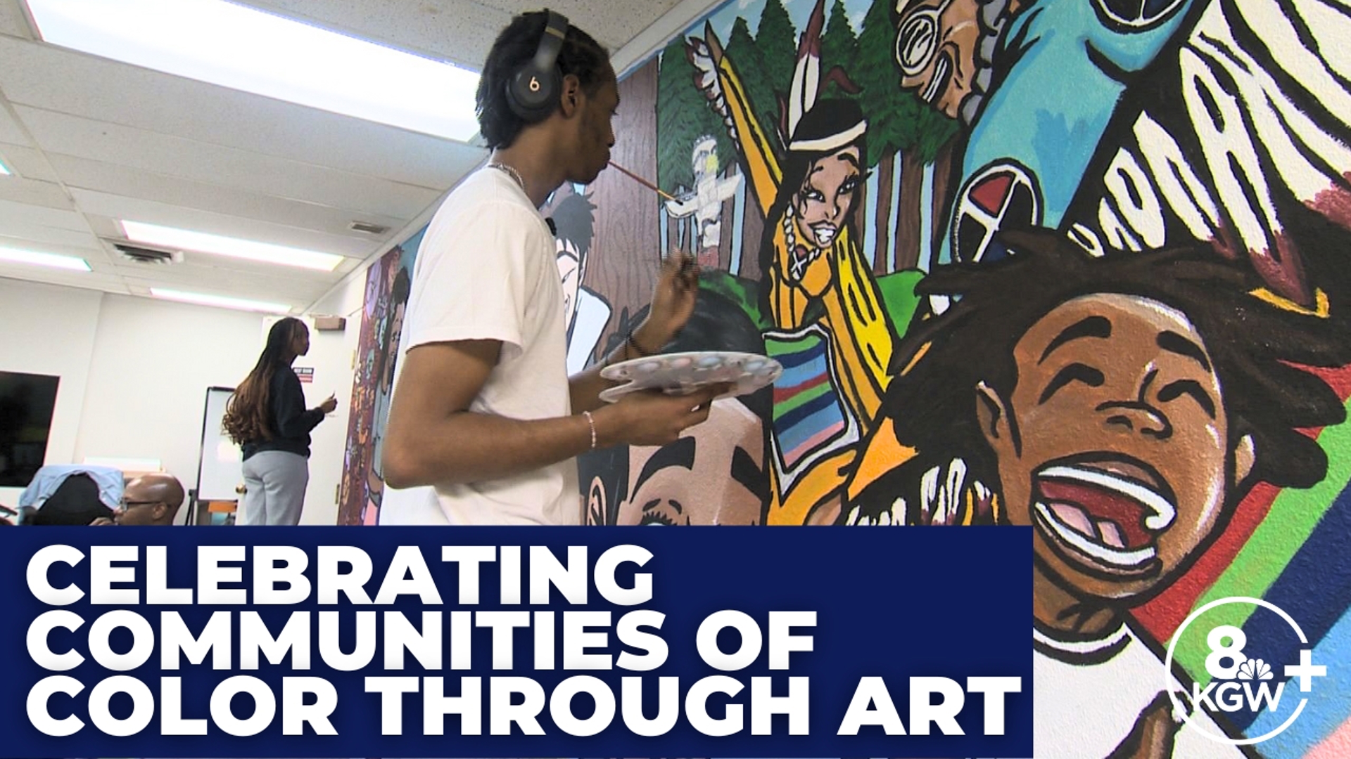 17-year-old Emmanuel Dempsey's art highlights and celebrates Black and brown communities.