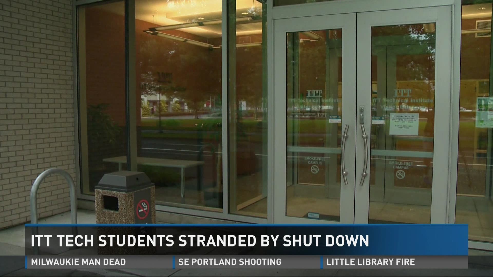 ITT Tech students stranded by shut down