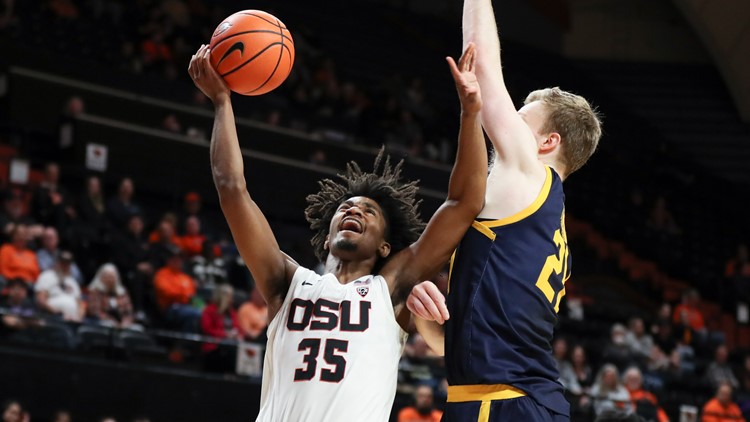Taylor scores 28, Oregon State men rally to beat Cal 69-66