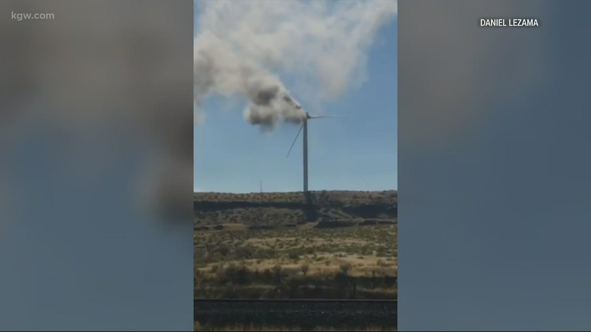 Windmill fire spreads to 2,000 acres near Arlington, Ore.