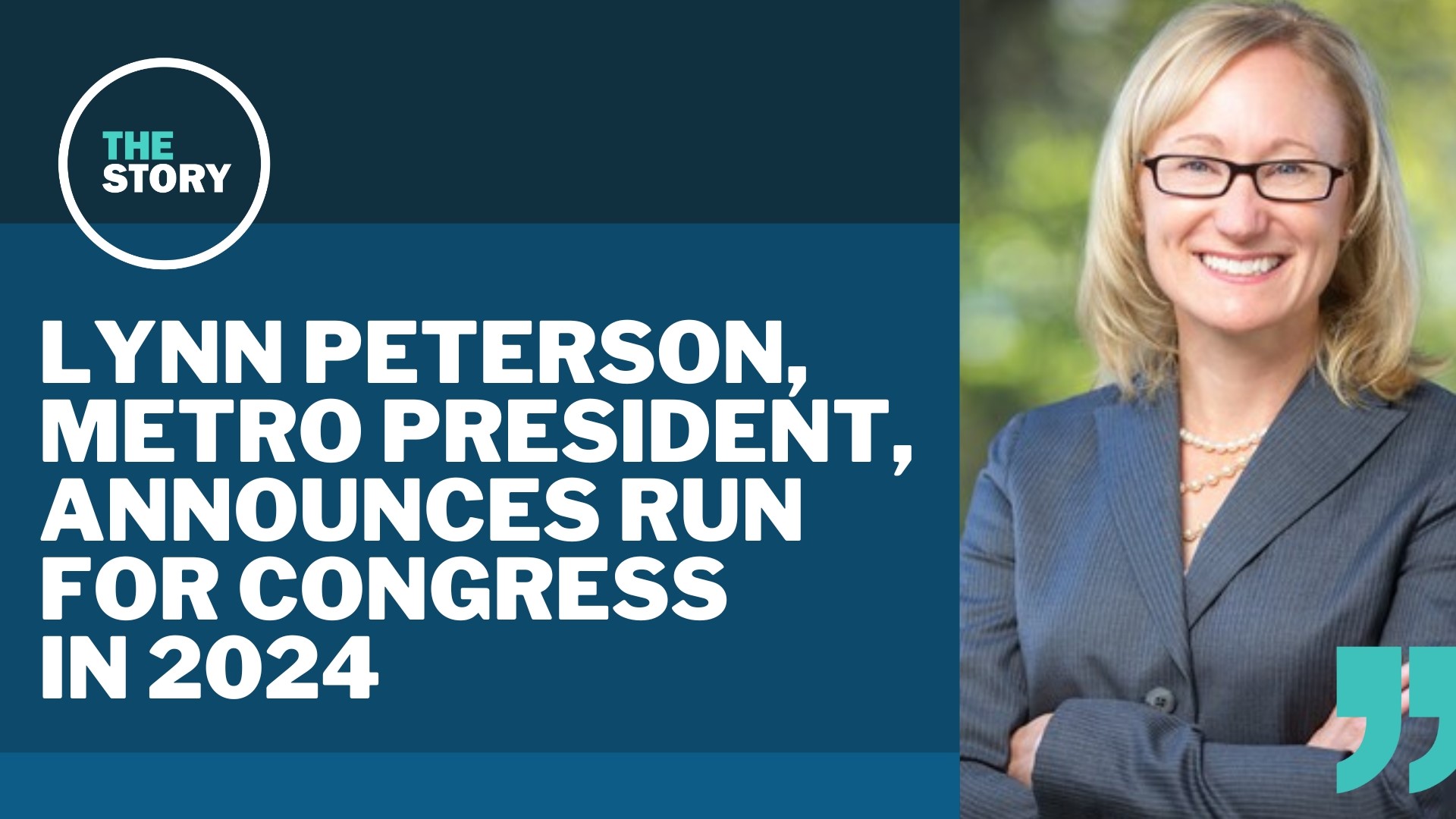 Metro President Lynn Peterson hopes to unseat freshman Republican Congresswoman Lori Chavez-Deremer in Oregon's House District 5.