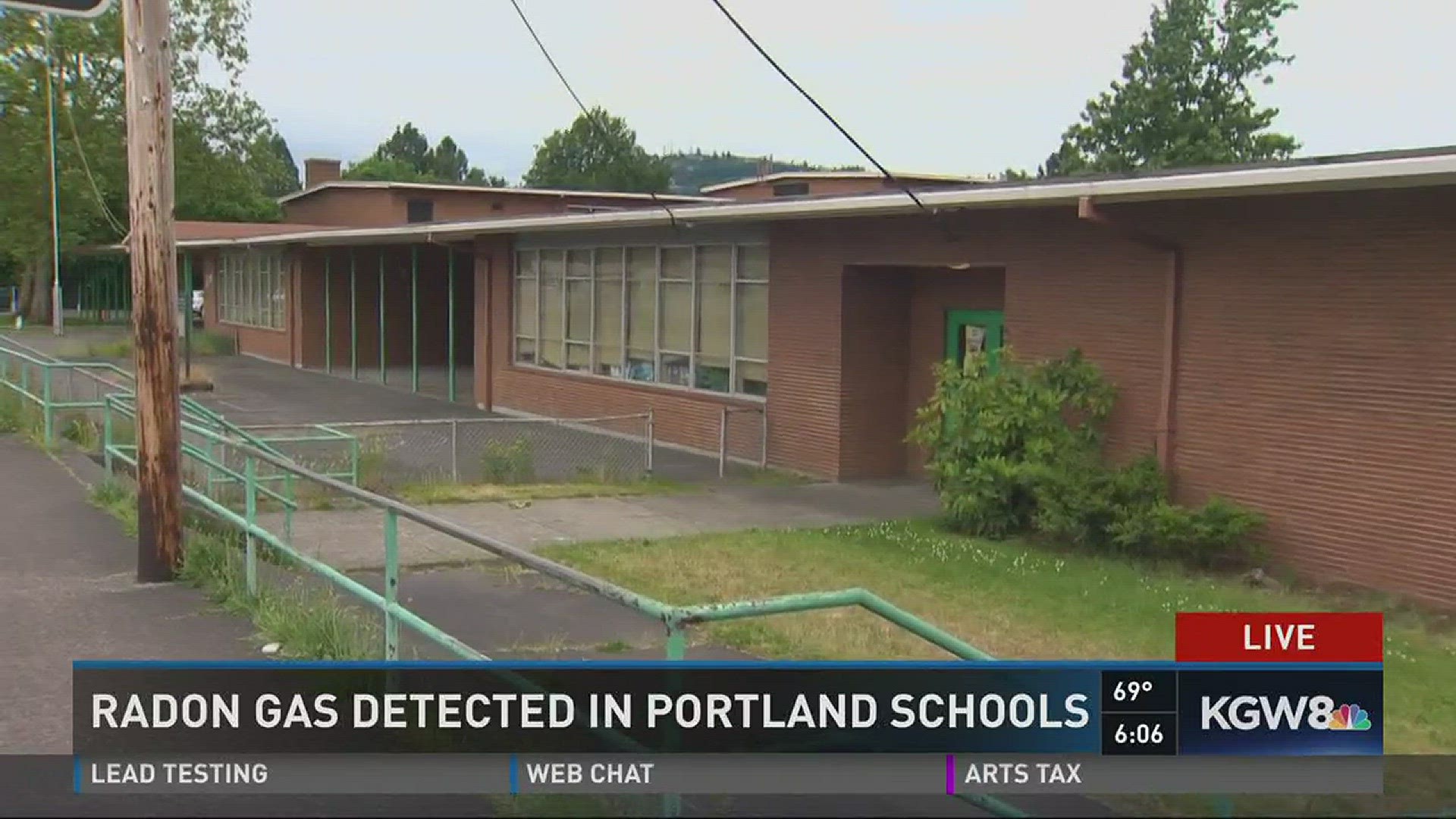 Radon gas detected in Portland schools