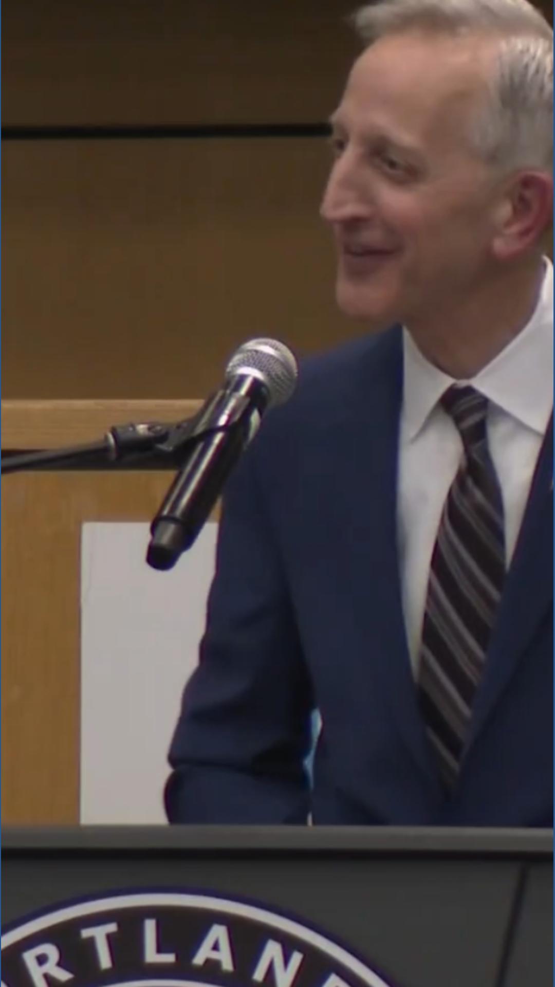 Portland mayor touts progress but warns of budget 'chasm' in State of ...
