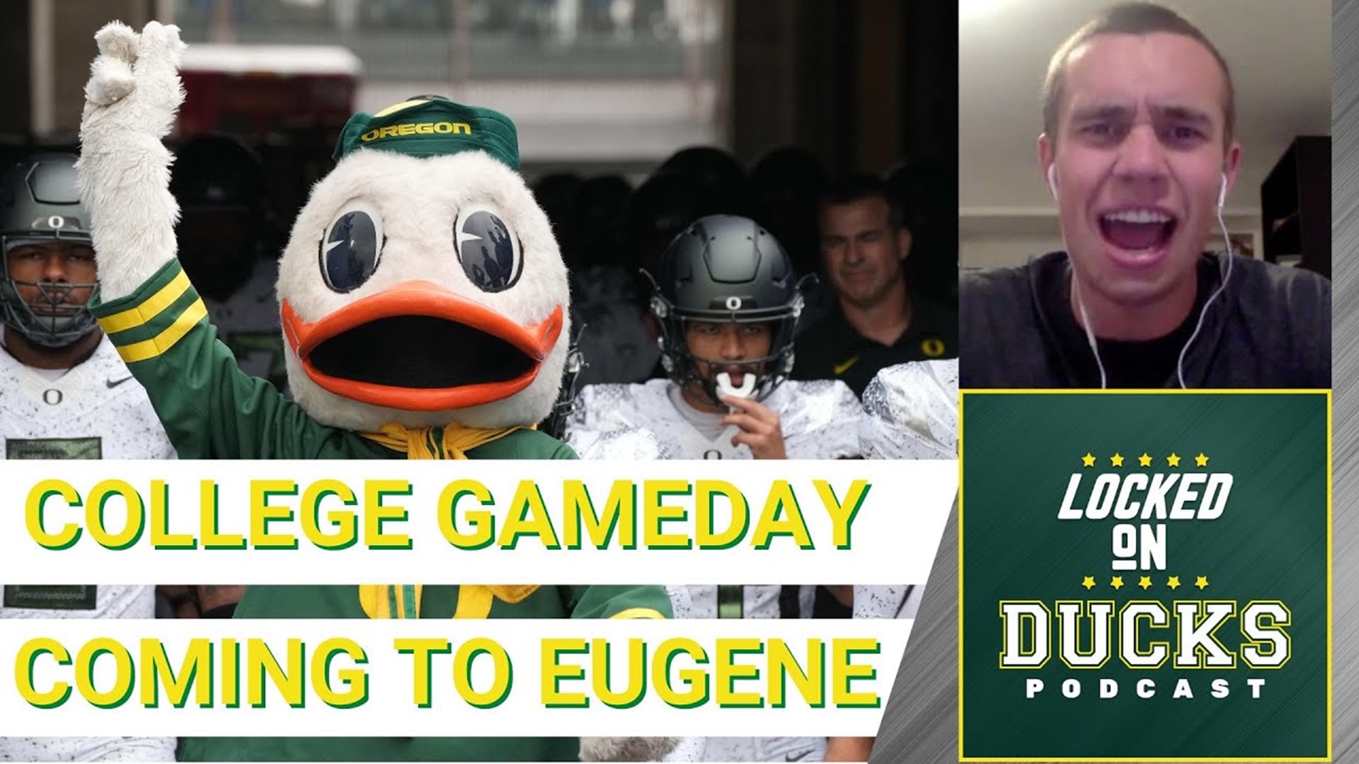 For the first time since 2018, ESPN's College GameDay will be live from Eugene, Oregon for a Top-10 matchup between Oregon and UCLA.