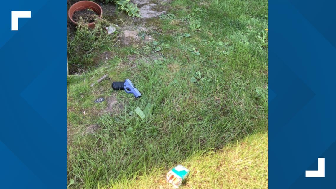 The Clark County Sheriff's Office said that a family took shelter after a man they didn't know, identified as 30-year...