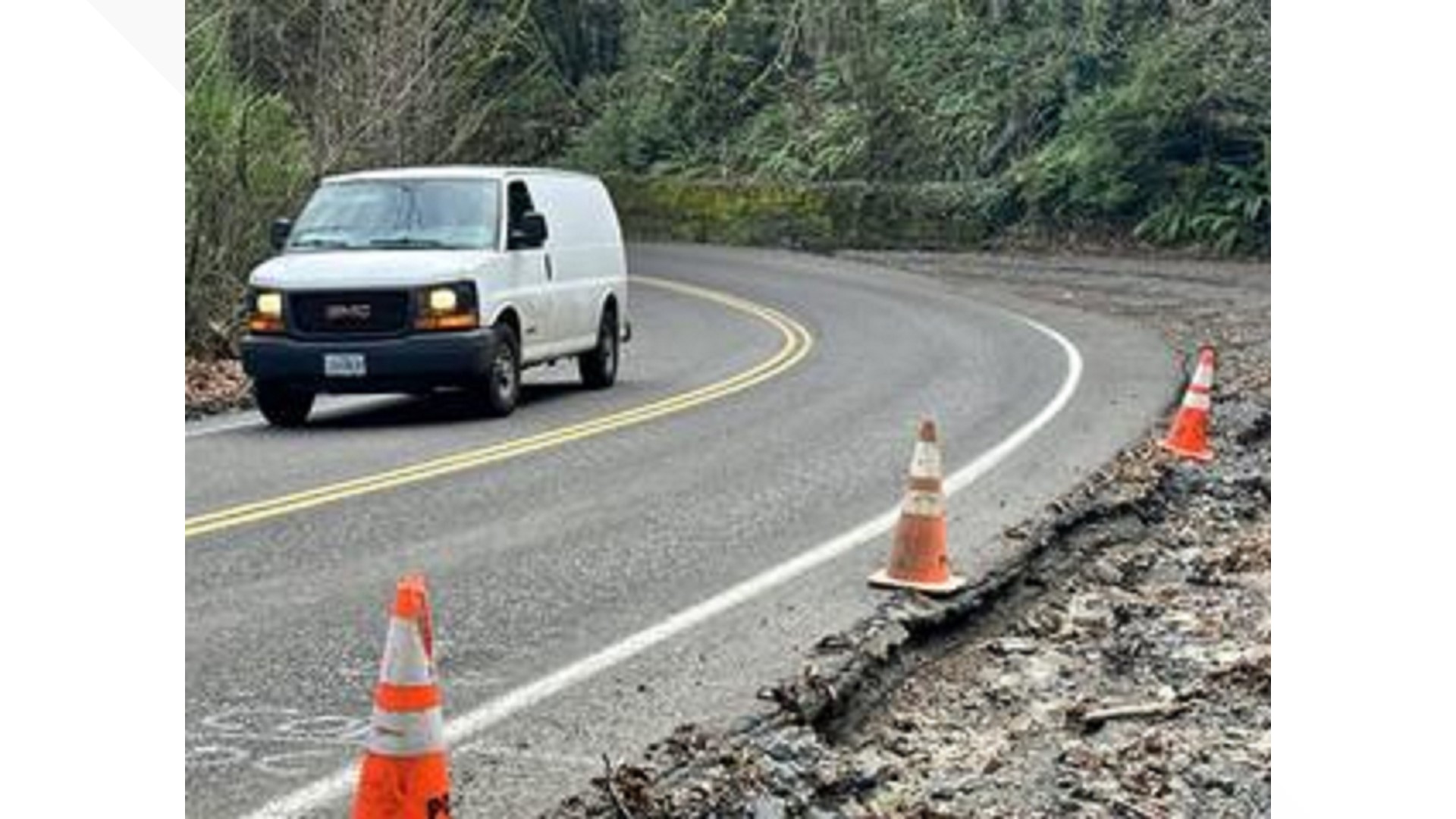 NW Germantown Road in Portland closed for storm cleanup | kgw.com