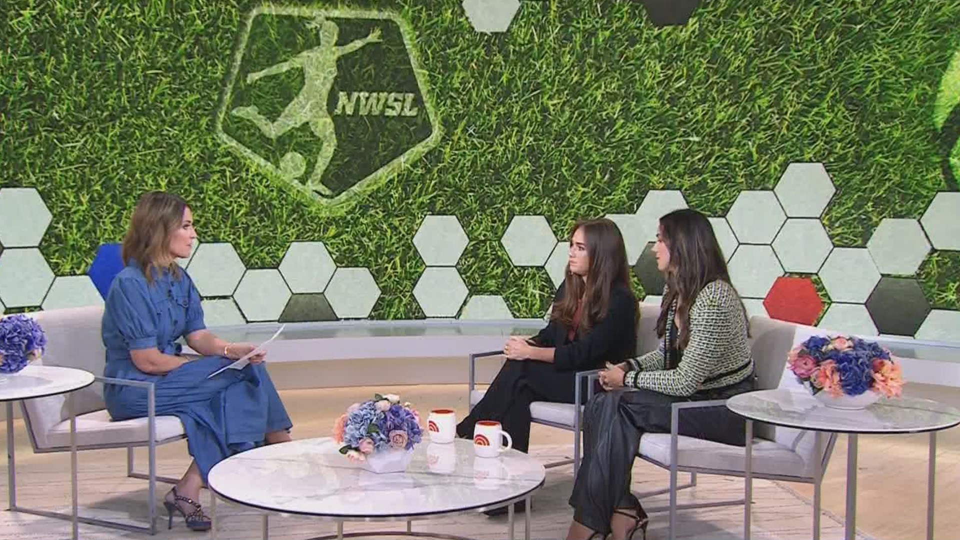 Former NWSL players Meleana "Mana" Shim and Sinead Farrelly told Savannah Guthrie the league failed to protect its players.