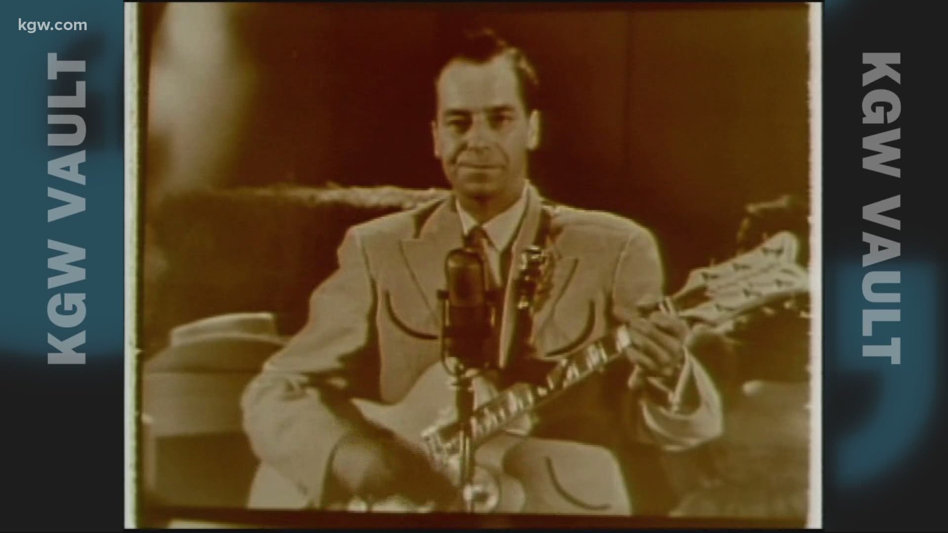 We were able to find a clip in the vault paying tribute to Portland's singing cowboy, Heck Harper, after he died in 1998.
